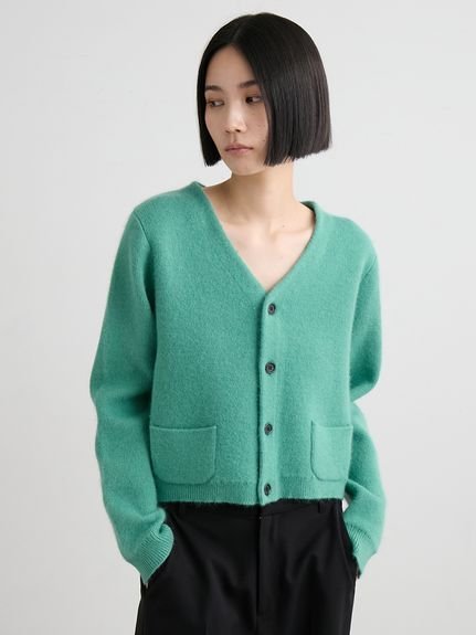 MIESROHE｜ウォッシャブルコンパクトシャギーVカーデ | Rakuten