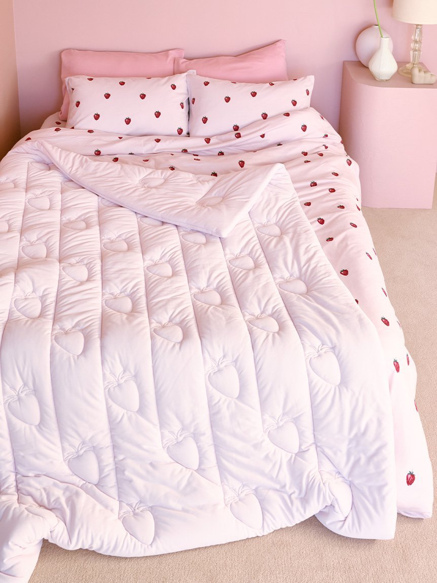 gelato pique｜【Sleep】ストロベリー柄2点セット(シングル) | Rakuten