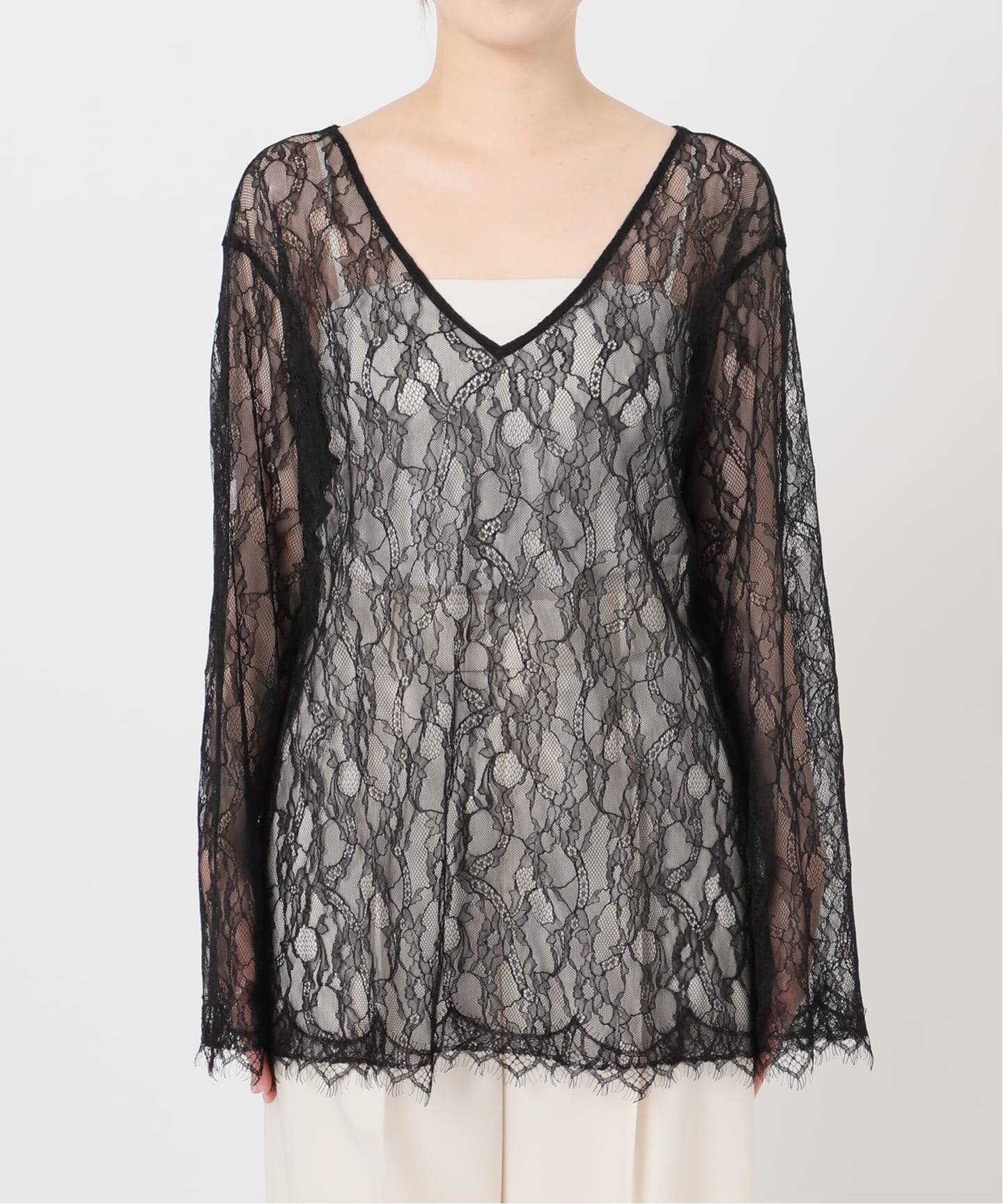 NOBLE｜《追加》サラサシアーレースブラウス | Rakuten Fashion(楽天