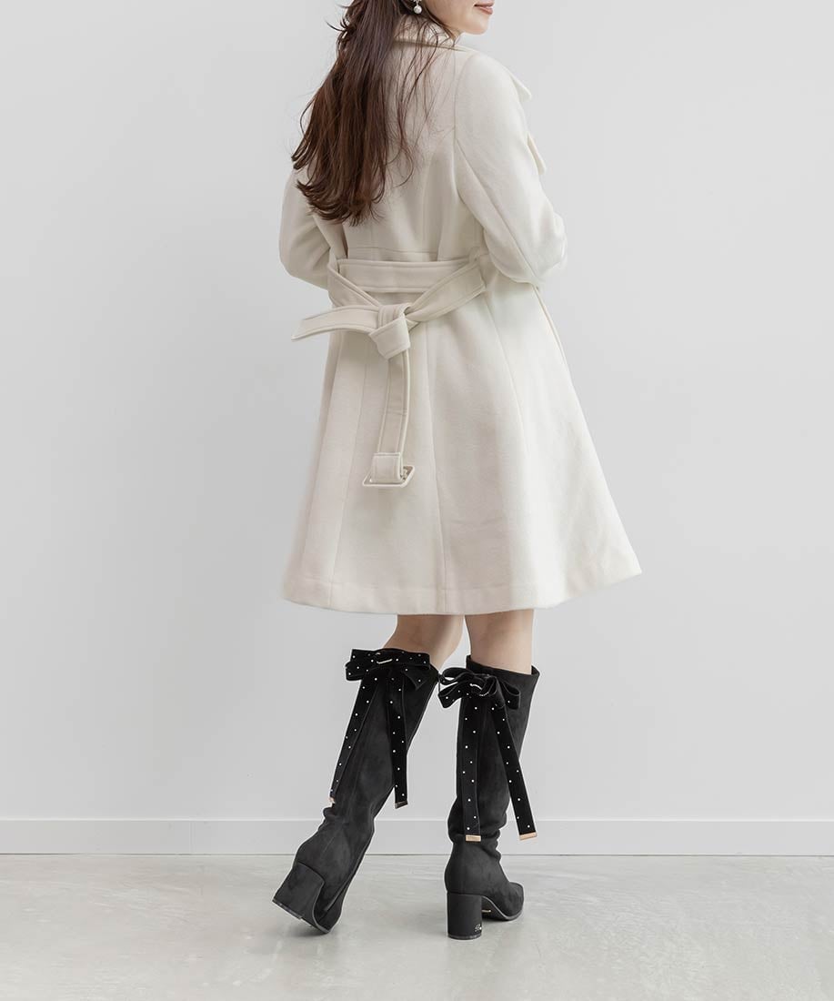 RANDA｜【Holiday Collection】晴雨兼用 2WAYビジューベロアリボン