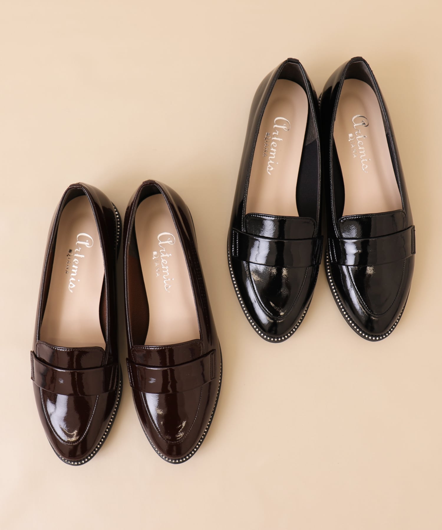 artemis by DIANA｜エナメルローファー | Rakuten Fashion(楽天