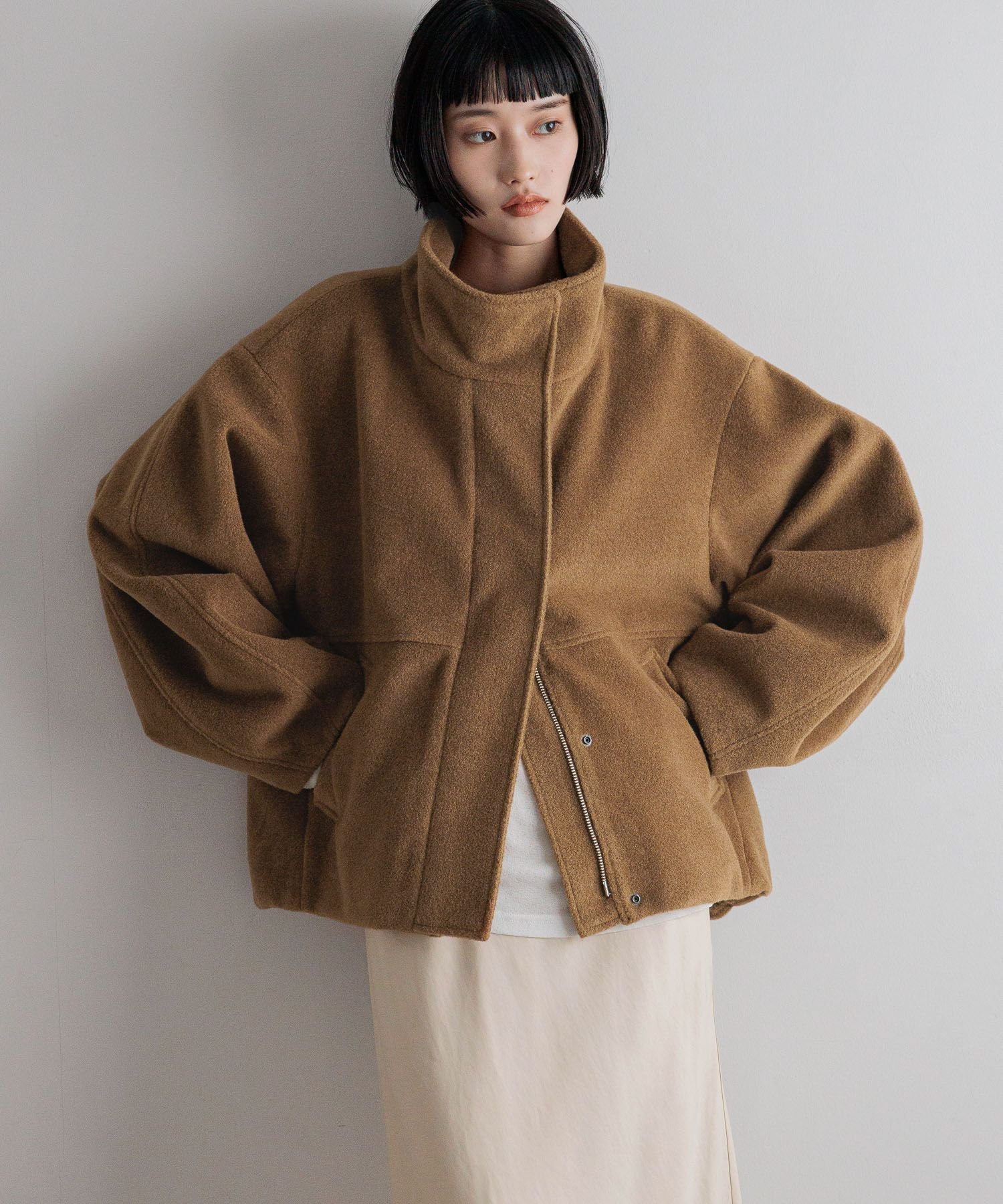 LOWRYS FARM｜ウーリーテックスタンドブルゾン | Rakuten Fashion(楽天