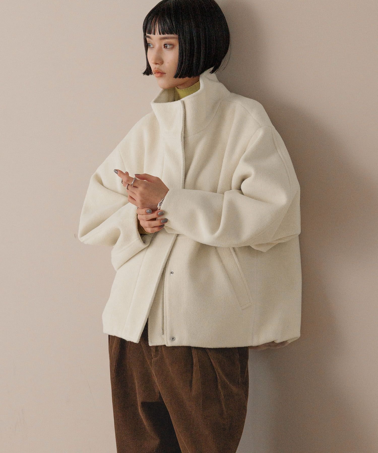 LOWRYS FARM｜ウーリーテックスタンドブルゾン | Rakuten Fashion(楽天