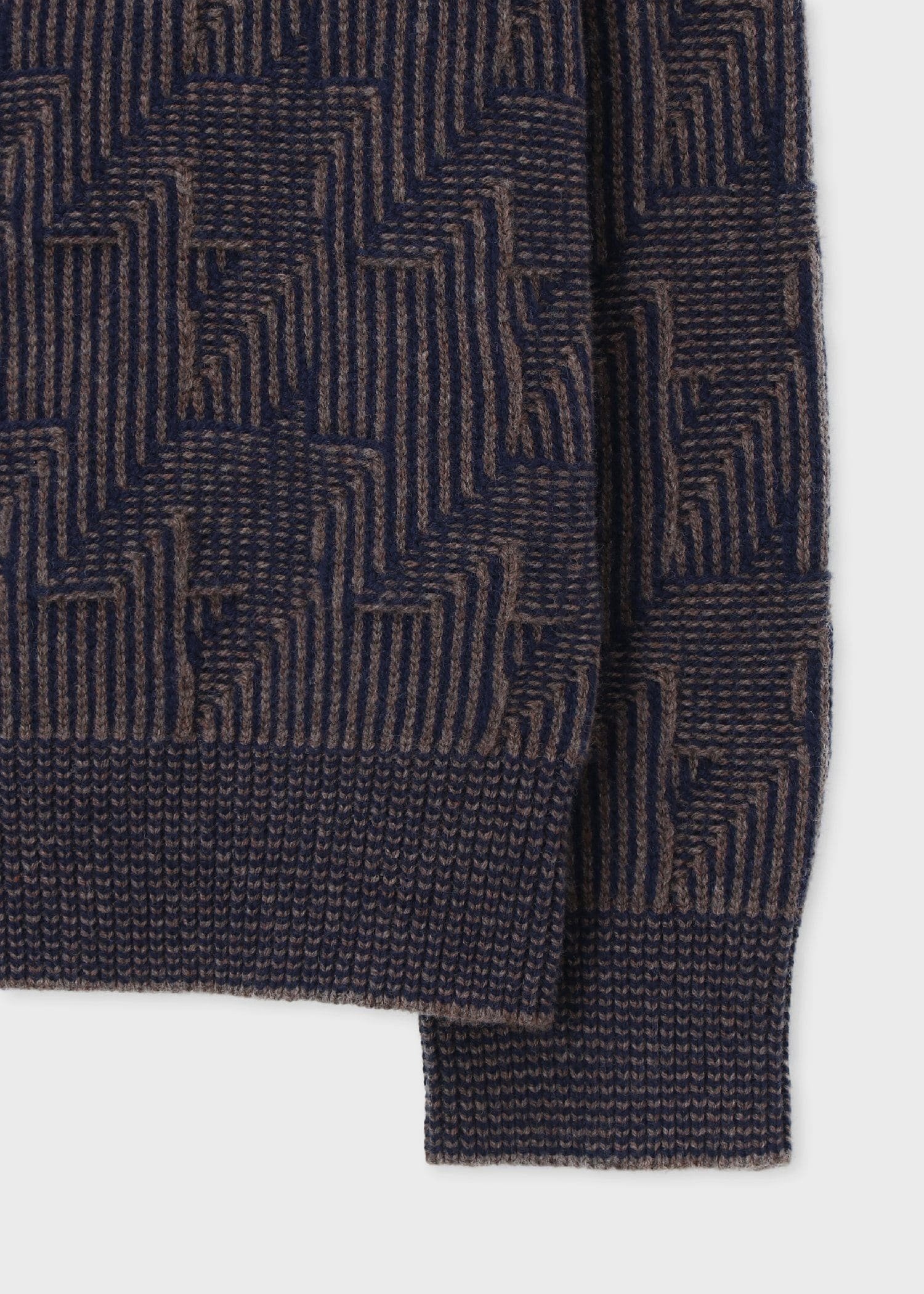 Paul Smith｜ビッグハウンドトゥース クルーネックニット | Rakuten