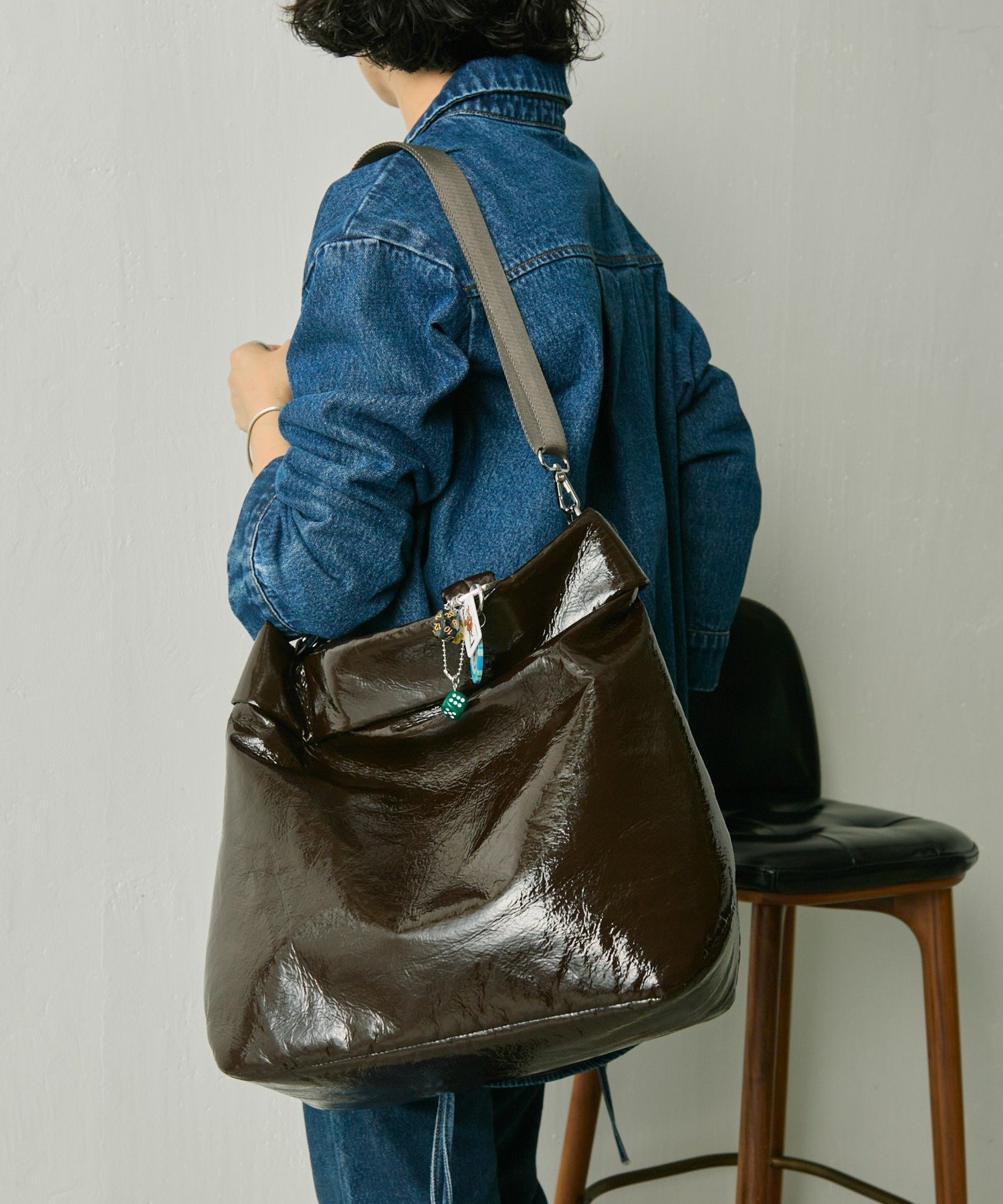 ear PAPILLONNER｜パテントトートバッグ | Rakuten Fashion(楽天