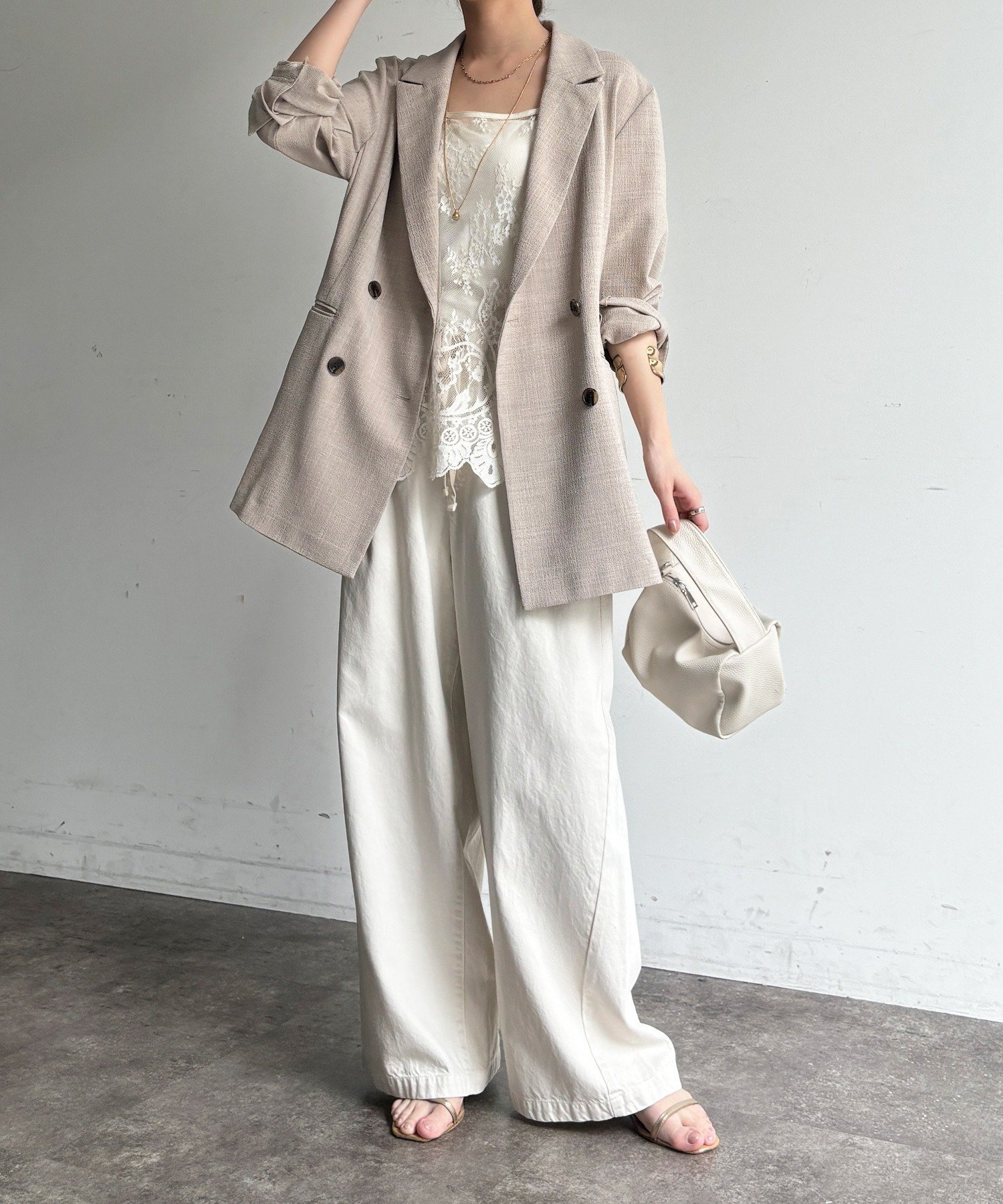 DOUDOU｜【新色追加】スカラレースキャミ | Rakuten Fashion(楽天