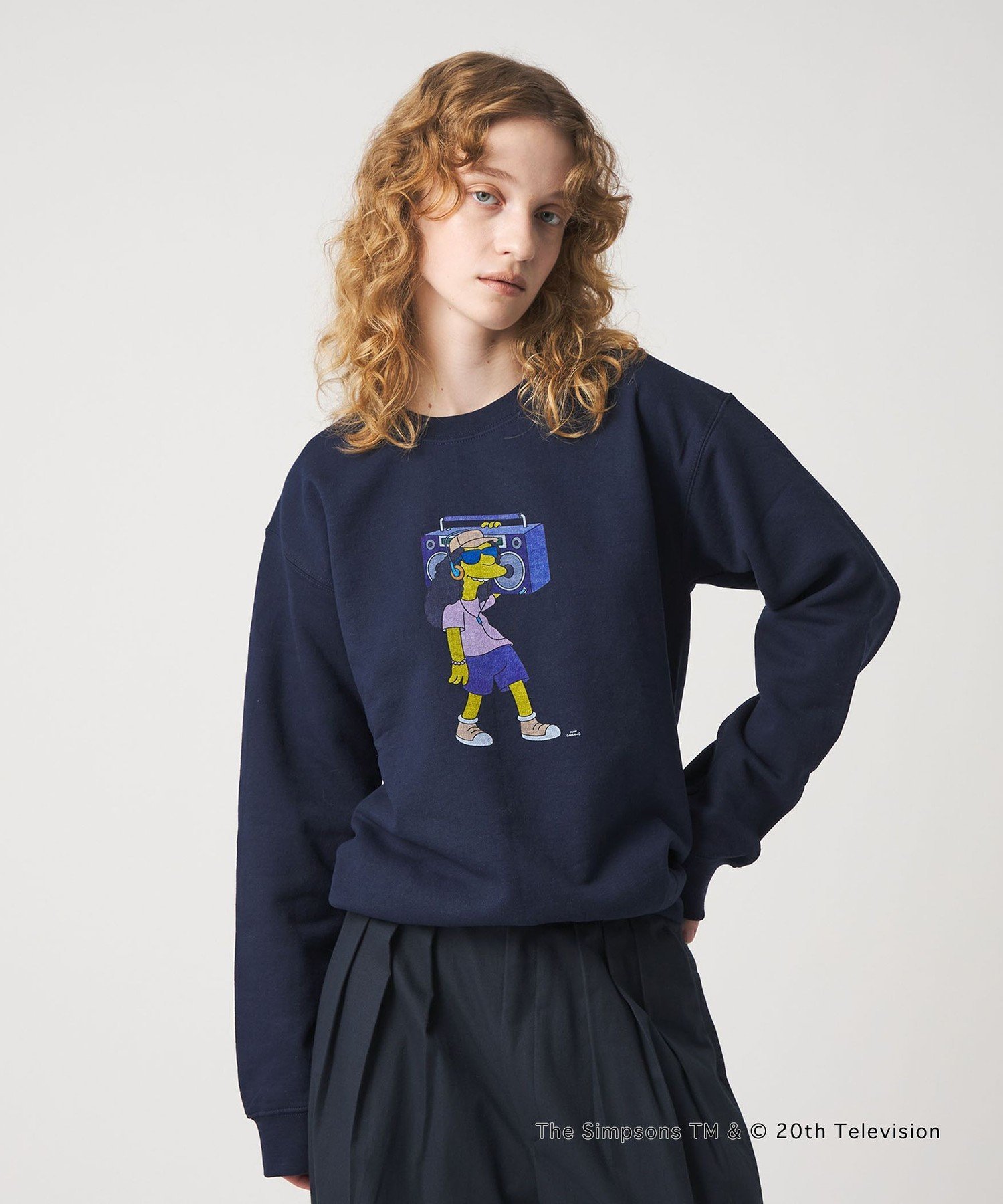 美品！シンプソンズ　ロクスウェット　Sサイズ BEAUTY&YOUTH UNITED ARROWS｜<6(ROKU)>The Simpsons Otto Mann