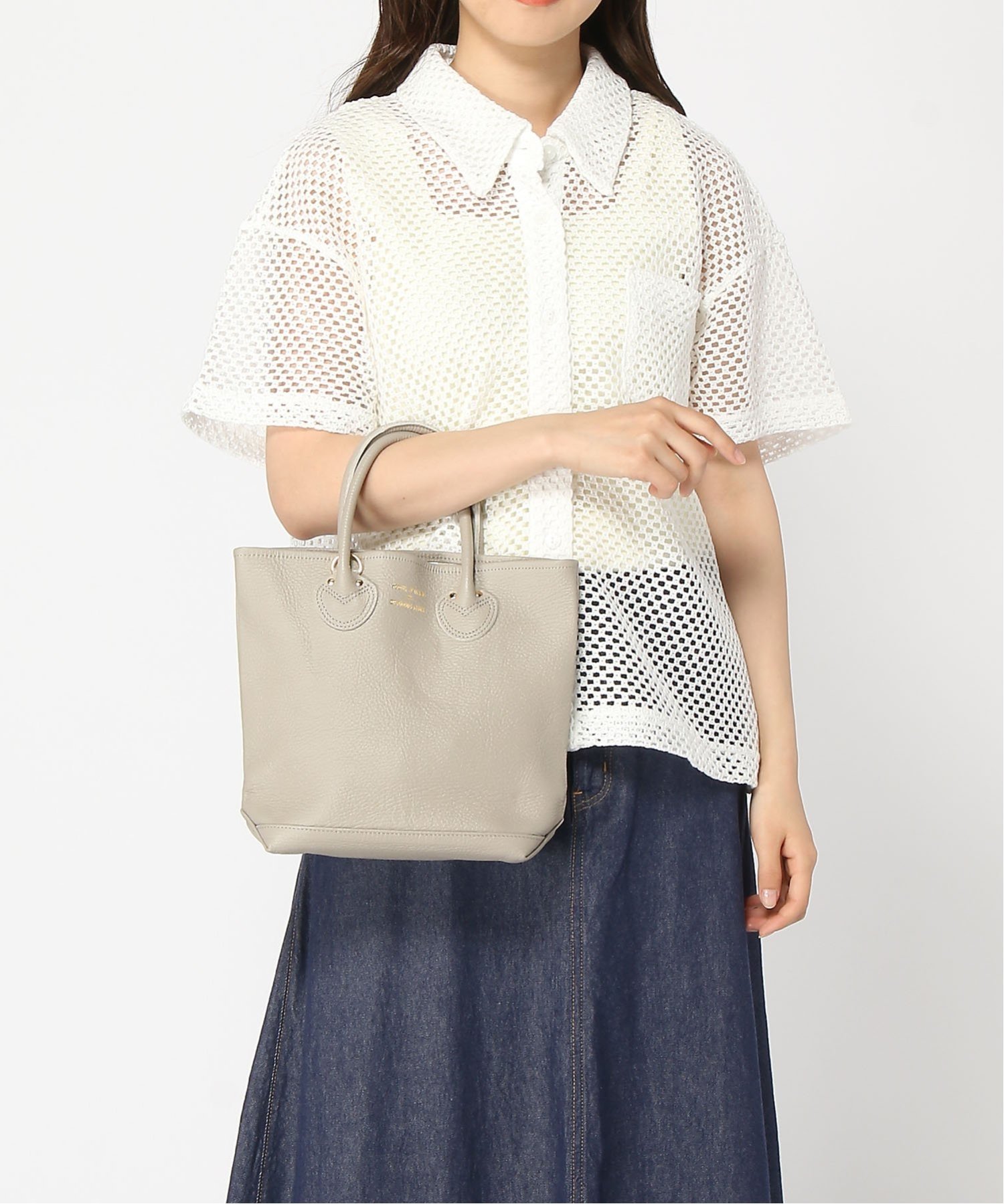 SETUP7｜YOUNG&OLSEN/EMBOSSED LEATHER HAVERSACK S トートバッグ