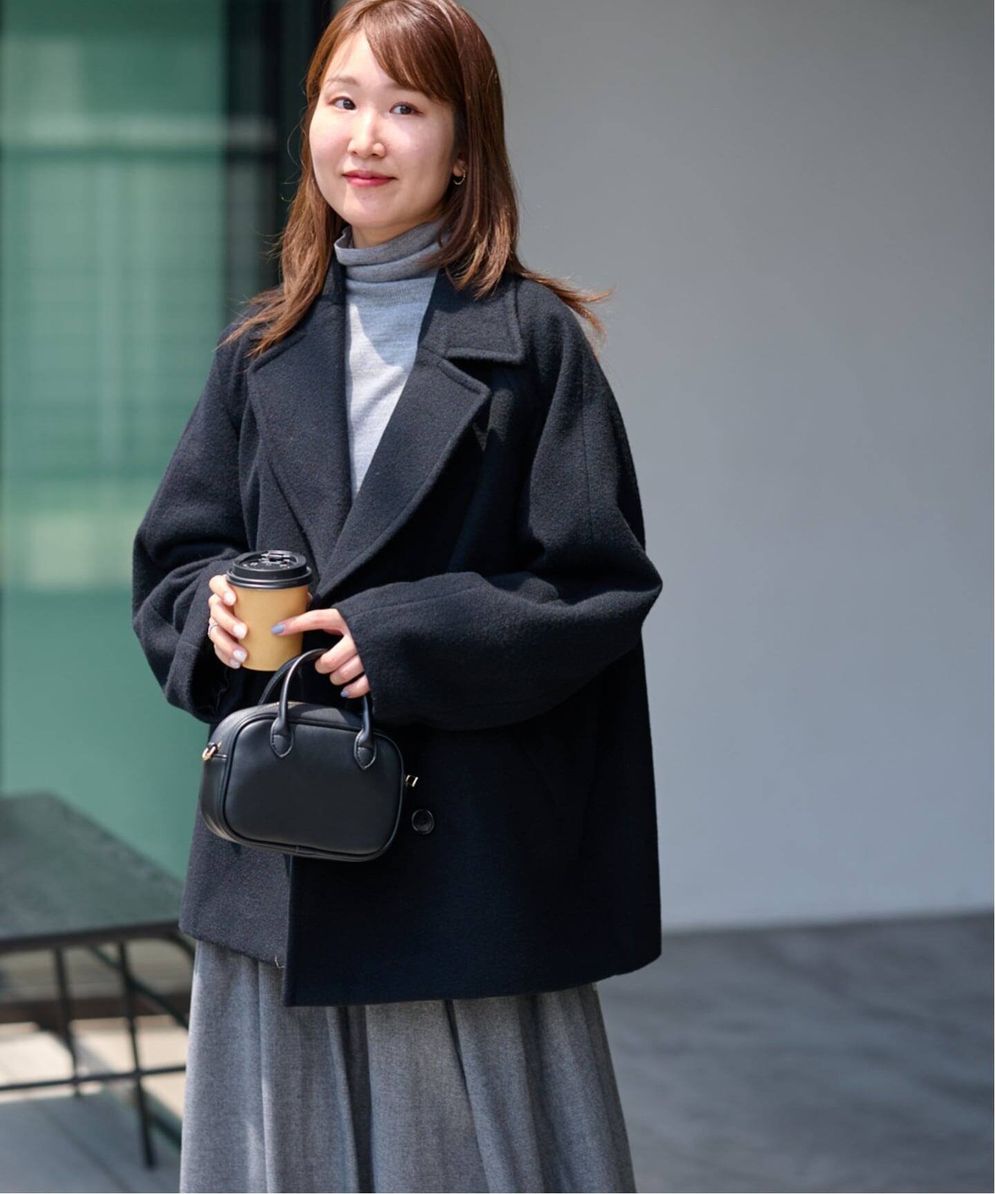 JOURNAL STANDARD relume｜《WEB限定追加》尾州ウールショートPコート