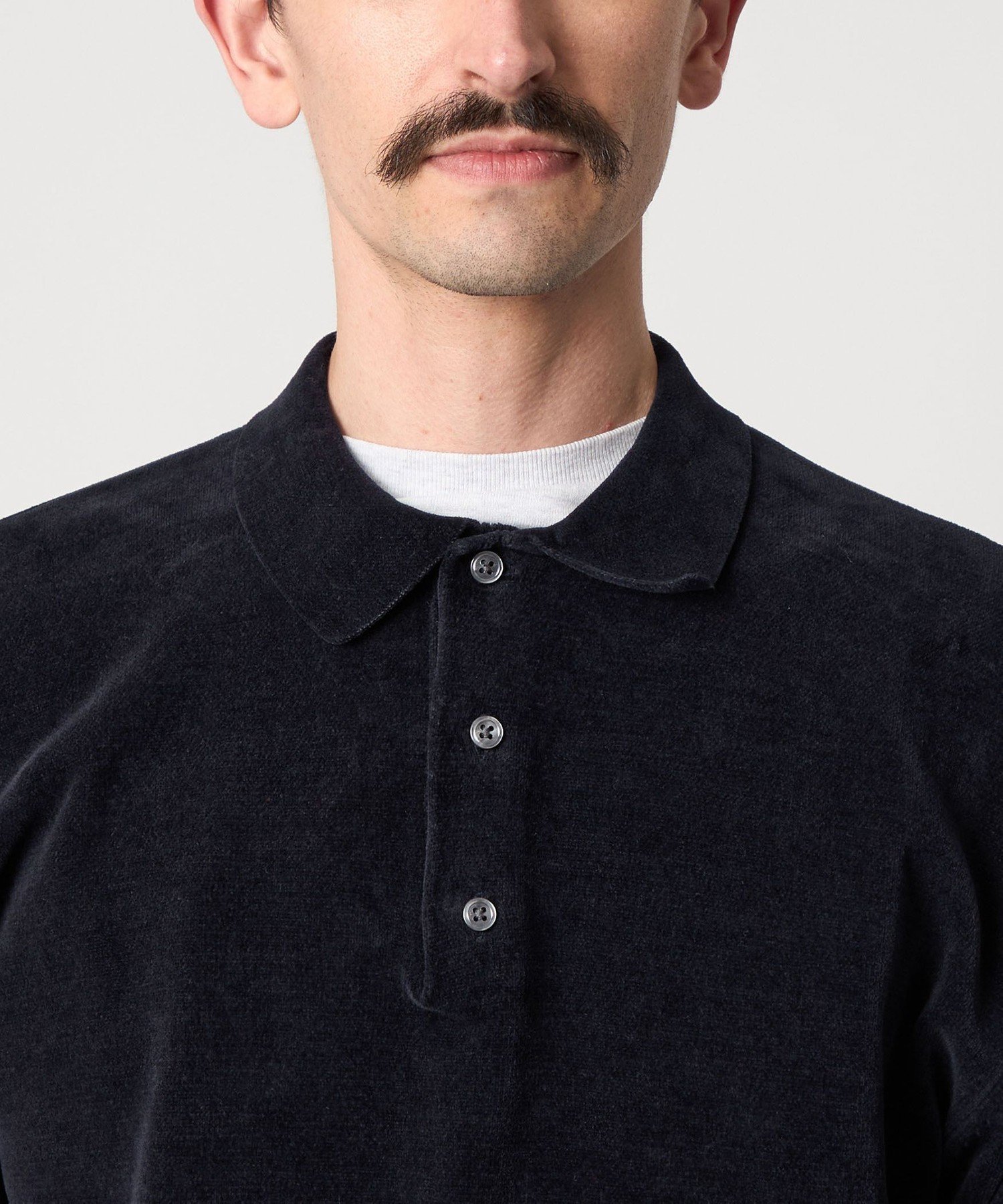 ＜Steven Alan＞ 3B コットン ニット ポロシャツ　2025 BEAUTY&YOUTH UNITED ARROWS｜<Steven Alan> 3B コットン ニット