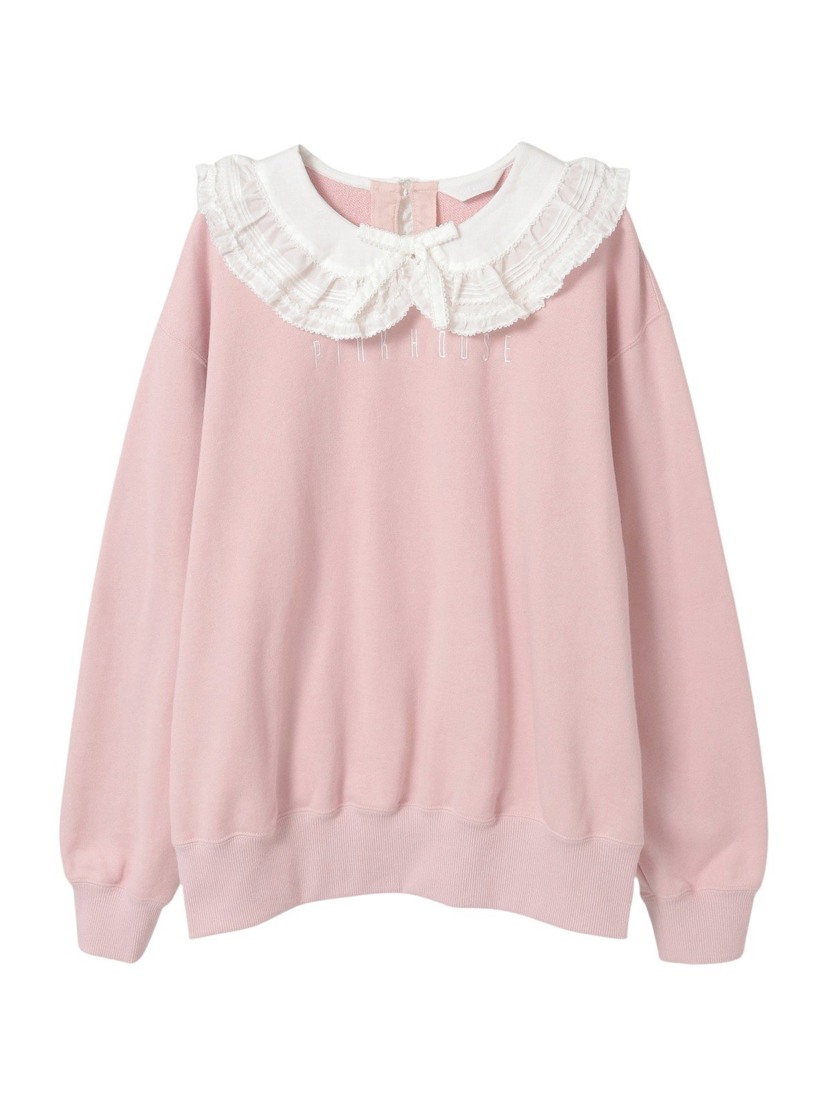PINK HOUSE｜ローン衿付きロゴトレーナー | Rakuten Fashion(楽天