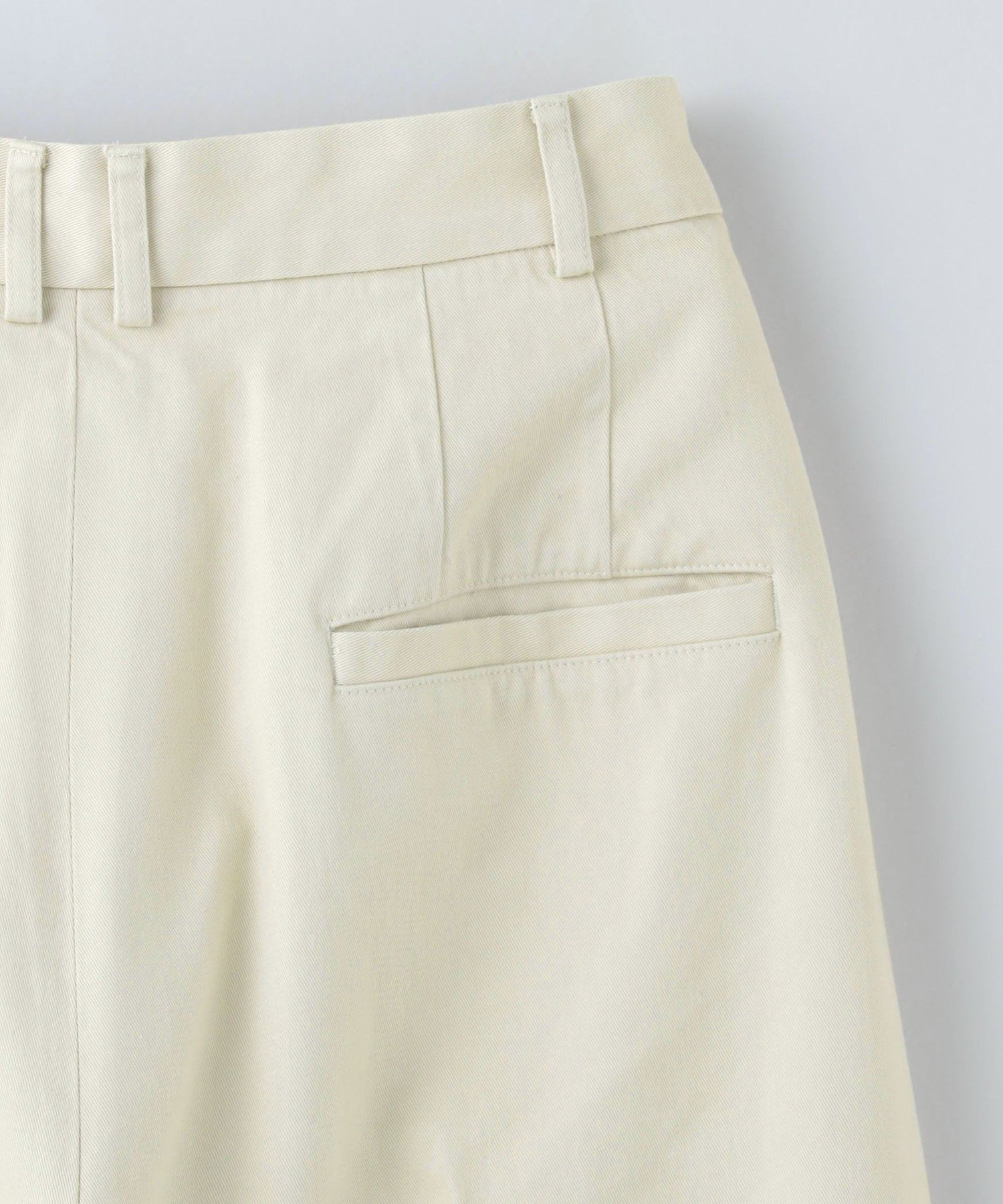 6 roku コットンレーヨンタックパンツ 6(ROKU)＞コットンレーヨン タックパンツ