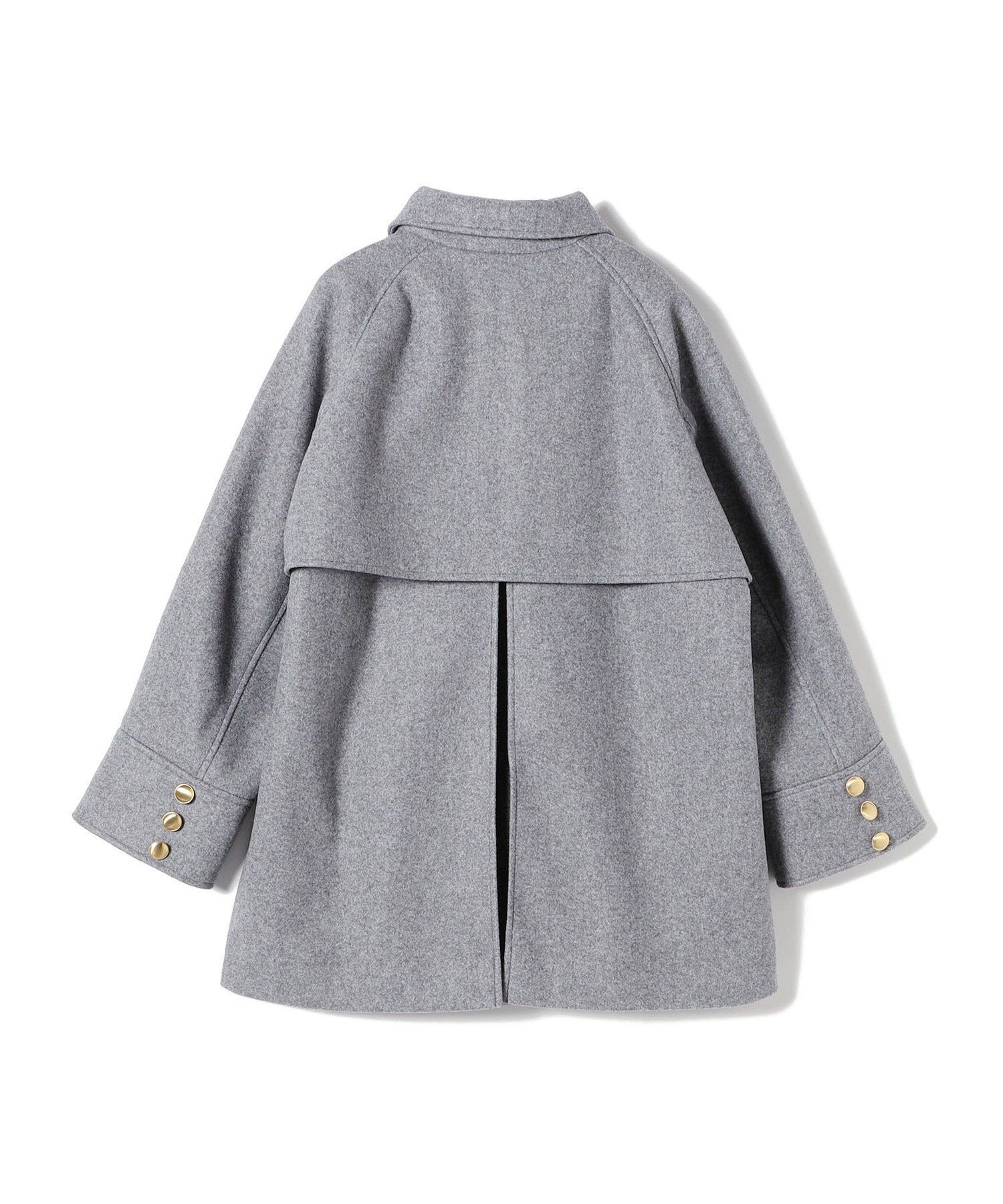 ウール ライク ジャージー メルトン 2WAY Pコート SHIPS｜【WEB限定】<手洗い可能>ウール ライク ジャージー メルトン