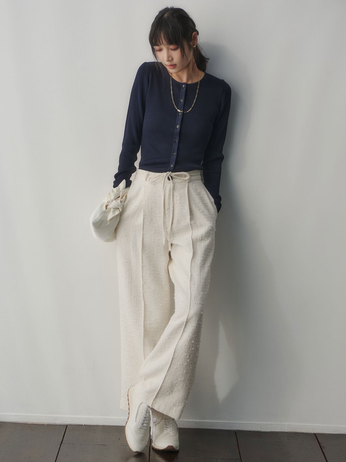 anuans｜リュクスビスコースニットカーディガン | Rakuten Fashion