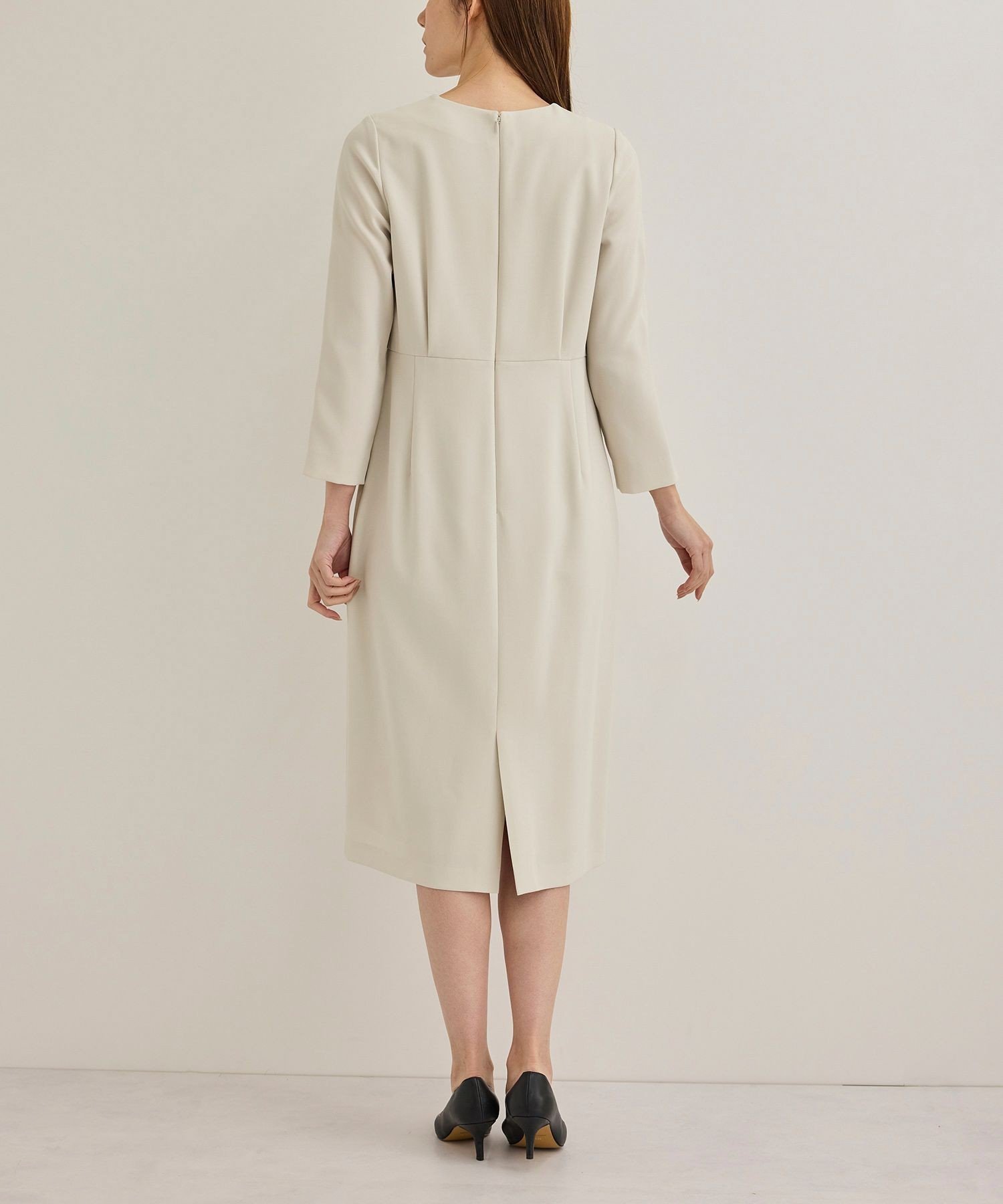 ROPE'｜トリアセダブルクロスウエストコンシャスワンピース | Rakuten