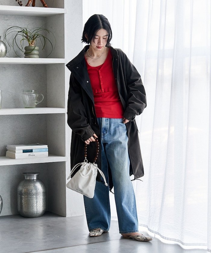 FREAK'S STORE｜M-65 フェード加工 ロング モッズコート/スプリング