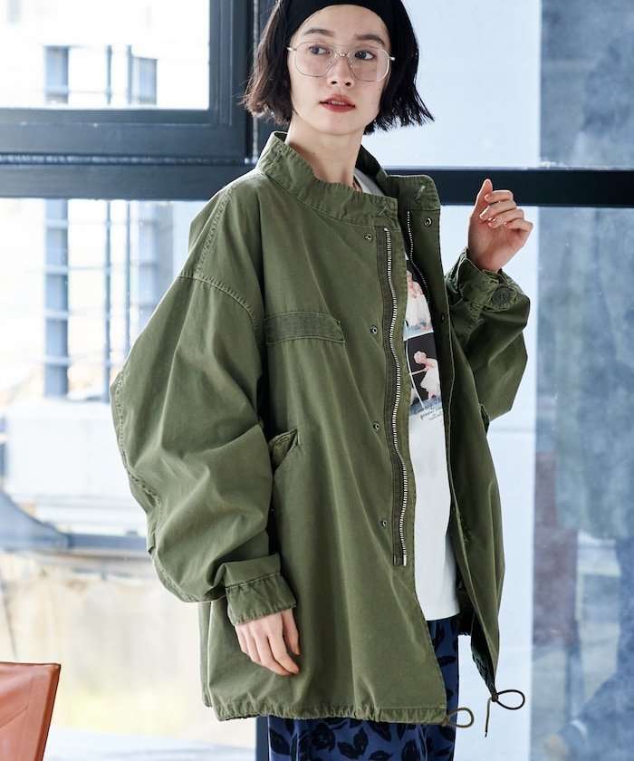 FREAK'S STORE｜M-65 フェード加工 ショートモッズコート/スプリング