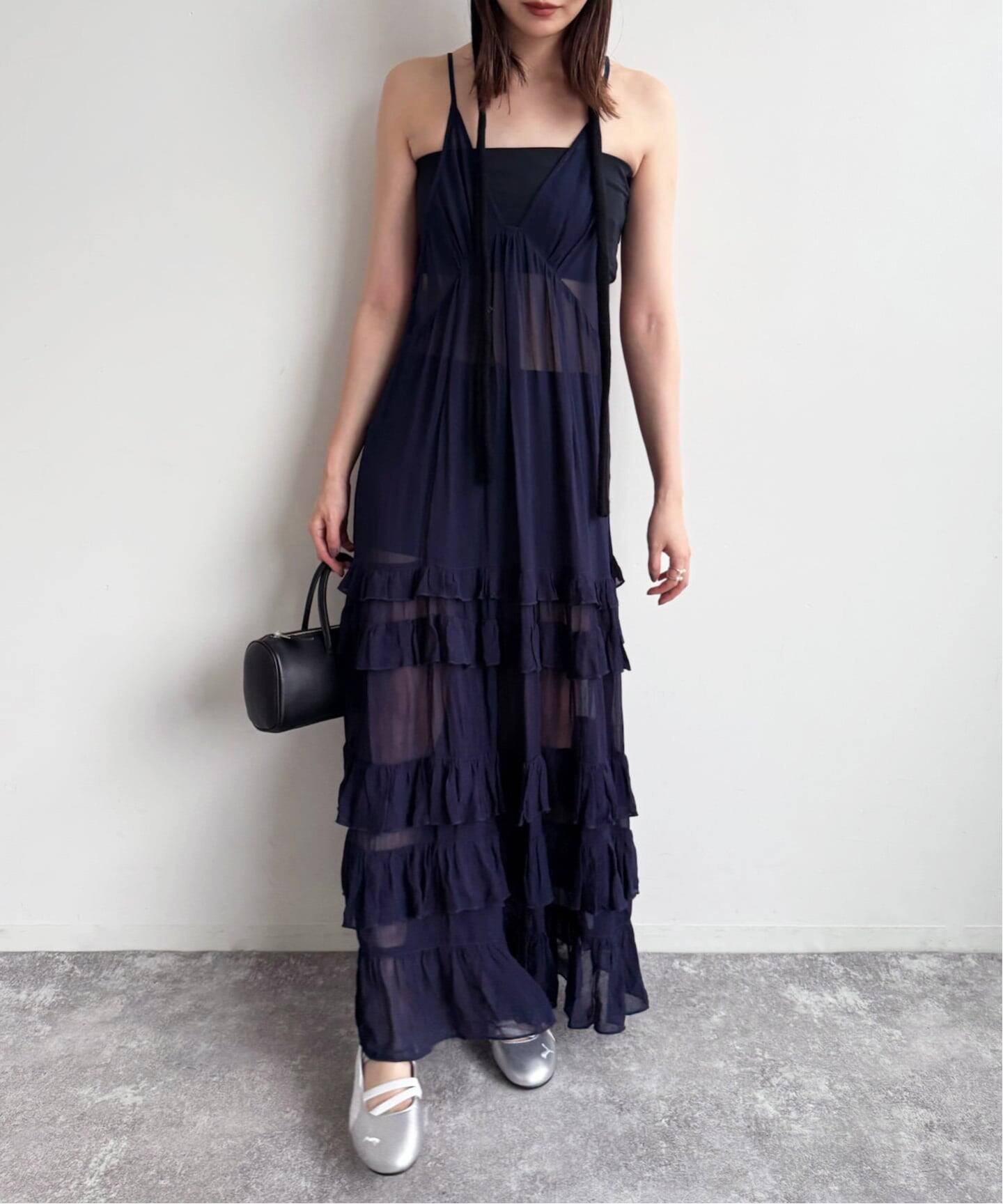 EDIT.FOR LULU｜ティアード キャミソールドレス | Rakuten Fashion