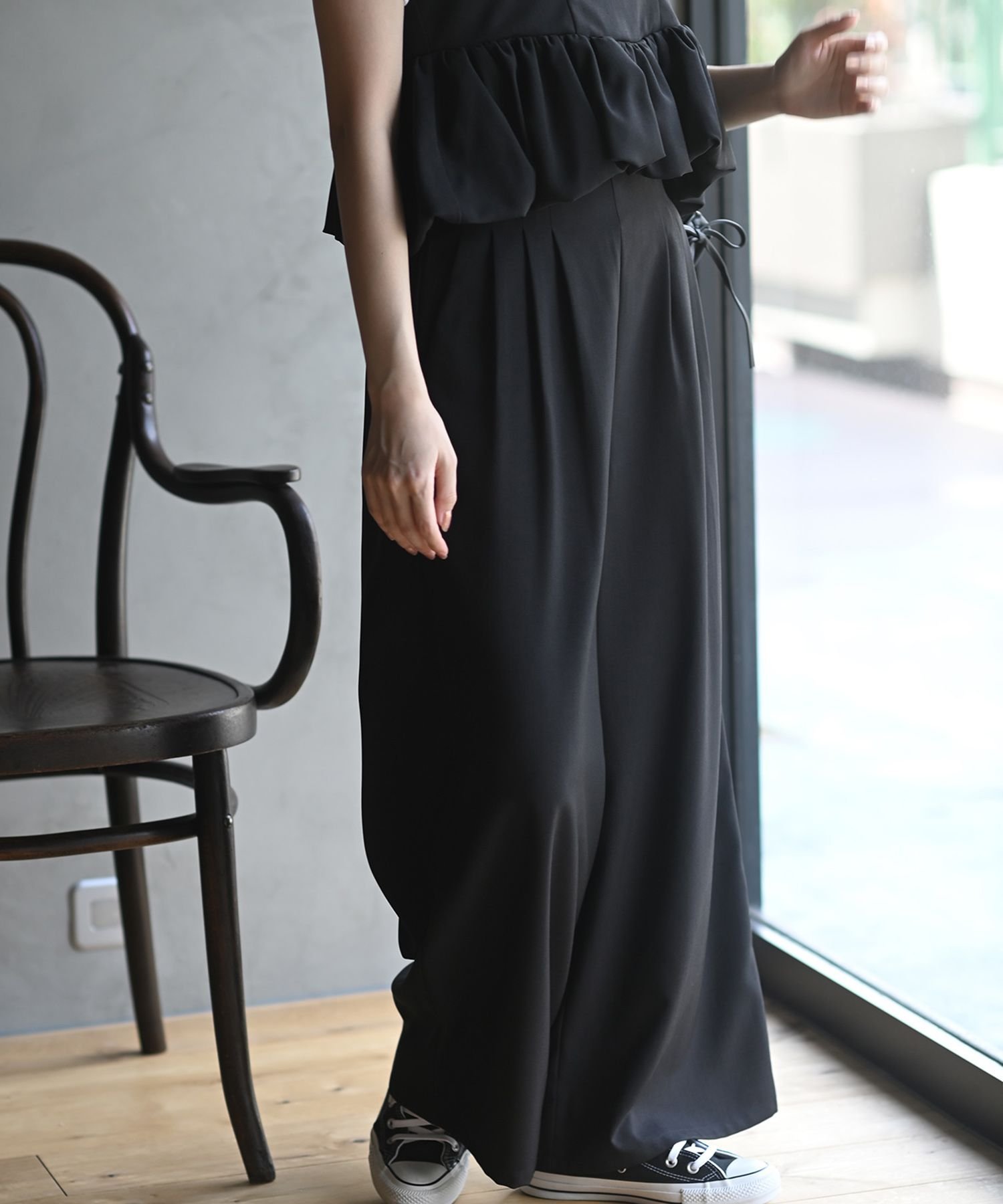 rps｜バルーンTOPS*タックパンツセットアップ | Rakuten Fashion(楽天