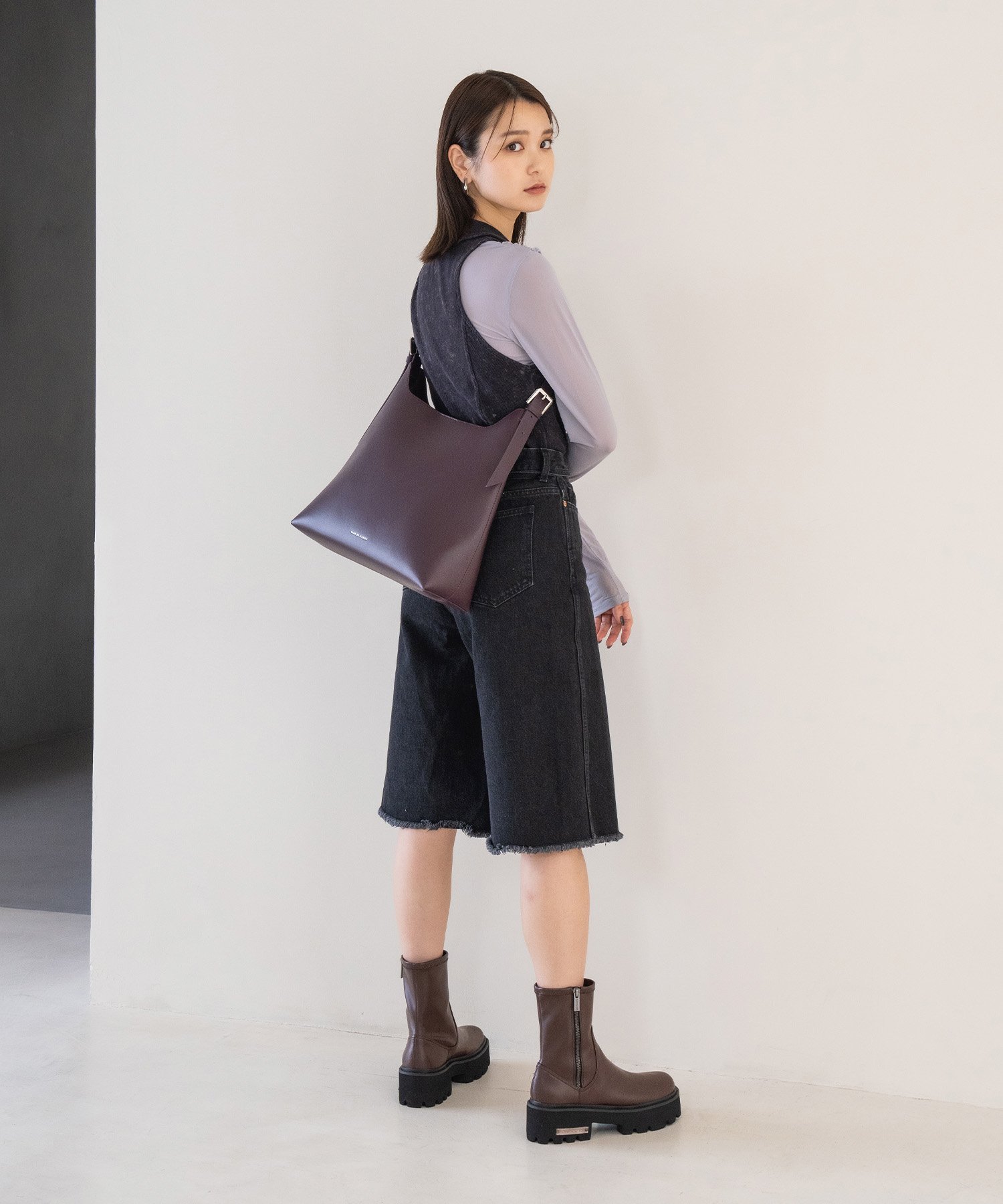 CHARLES & KEITH｜サイドジップ アンクルブーツ | Rakuten Fashion