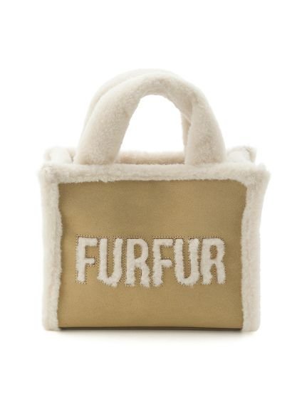 FURFUR｜【WEB・一部店舗限定カラー】ムートンロゴトートバッグ
