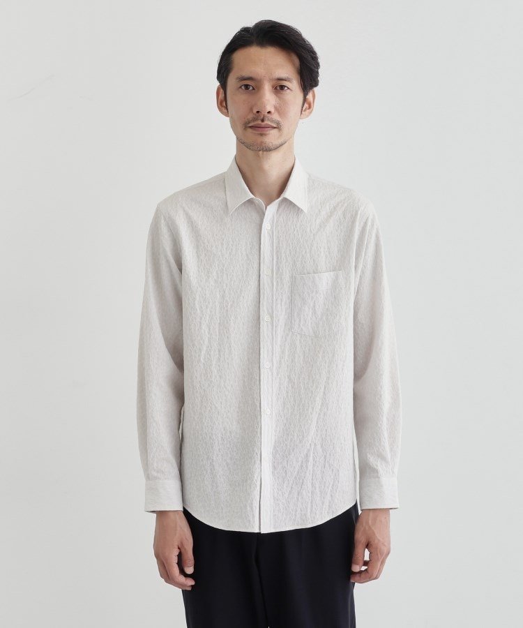 TAKEO KIKUCHI｜【Made in JAPAN】播州織 ドビー千鳥シャツ | Rakuten