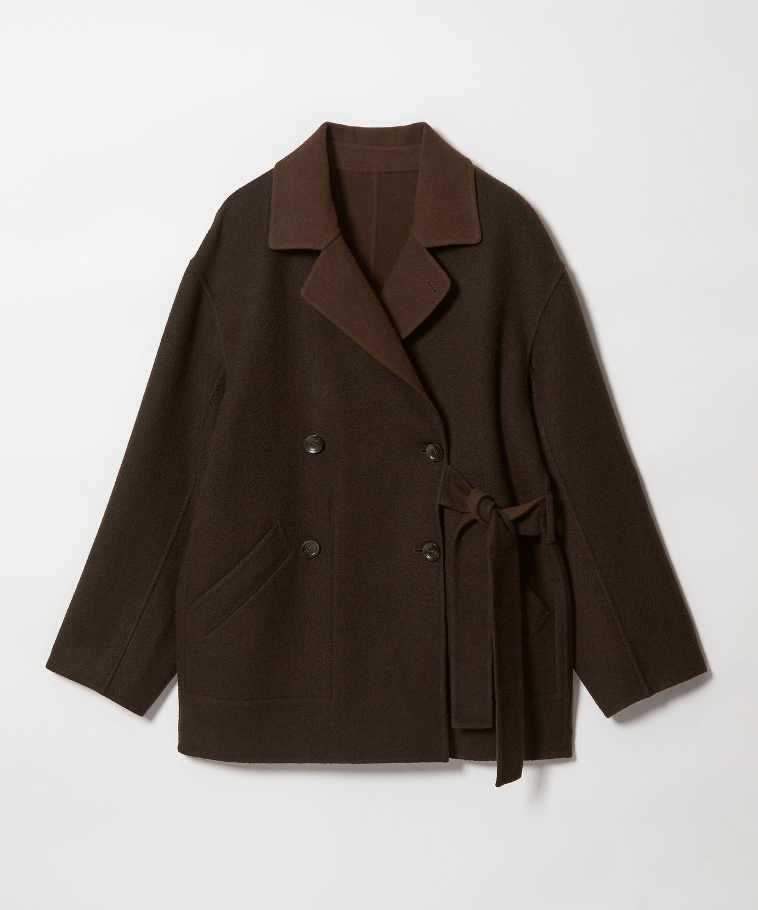 ATTISESSION ベルトコート Brown 38 5600025Y0027_l1_a010.jpg