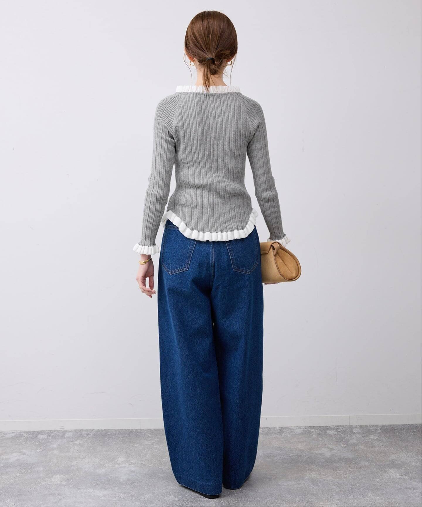 SLOBE IENA｜《追加2》tyn.TGOR/トゴール フリルカーディガン J0102