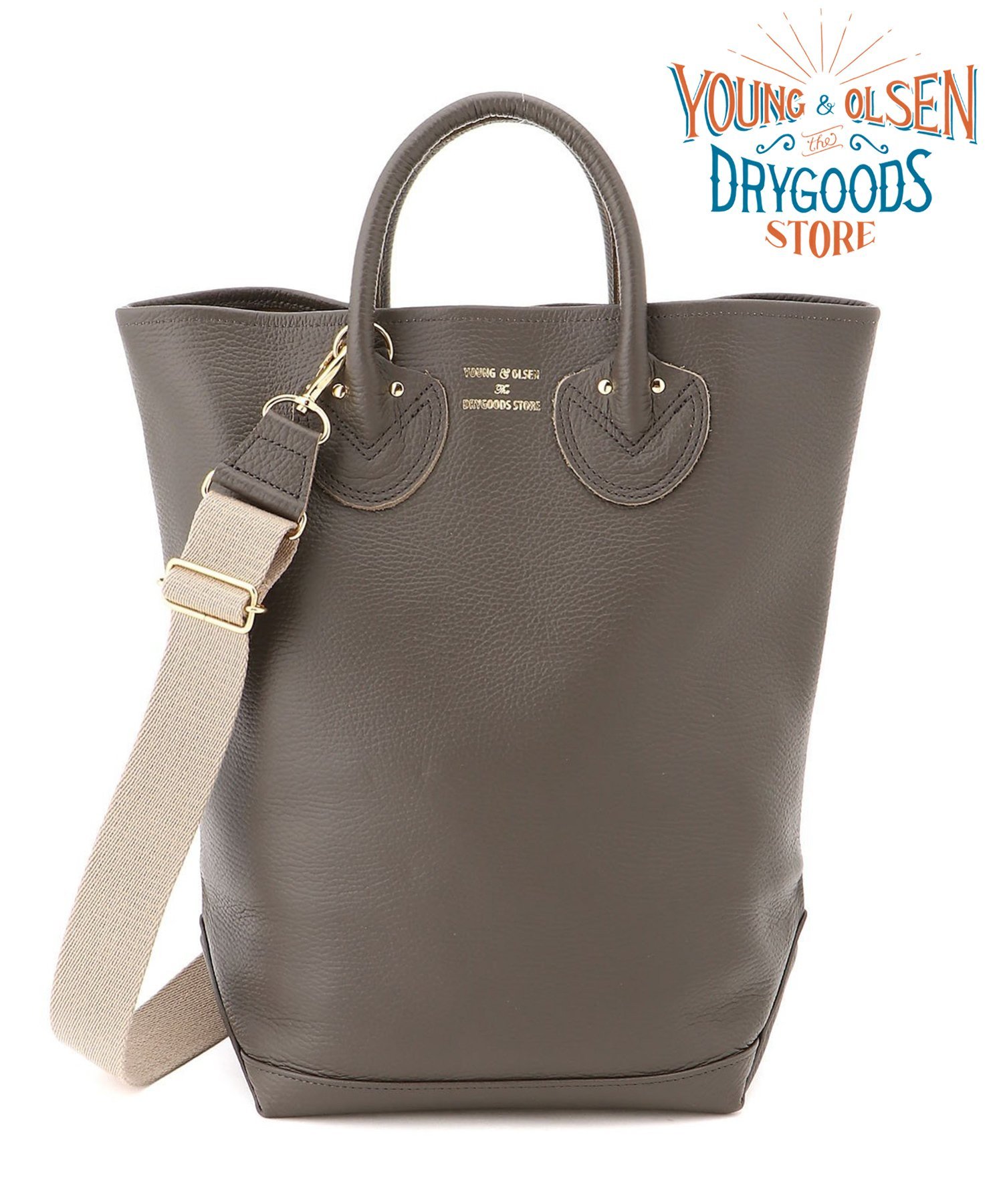 SETUP7｜YOUNG&OLSEN/EMBOSSED LEATHER HAVERSACK M トートバッグ