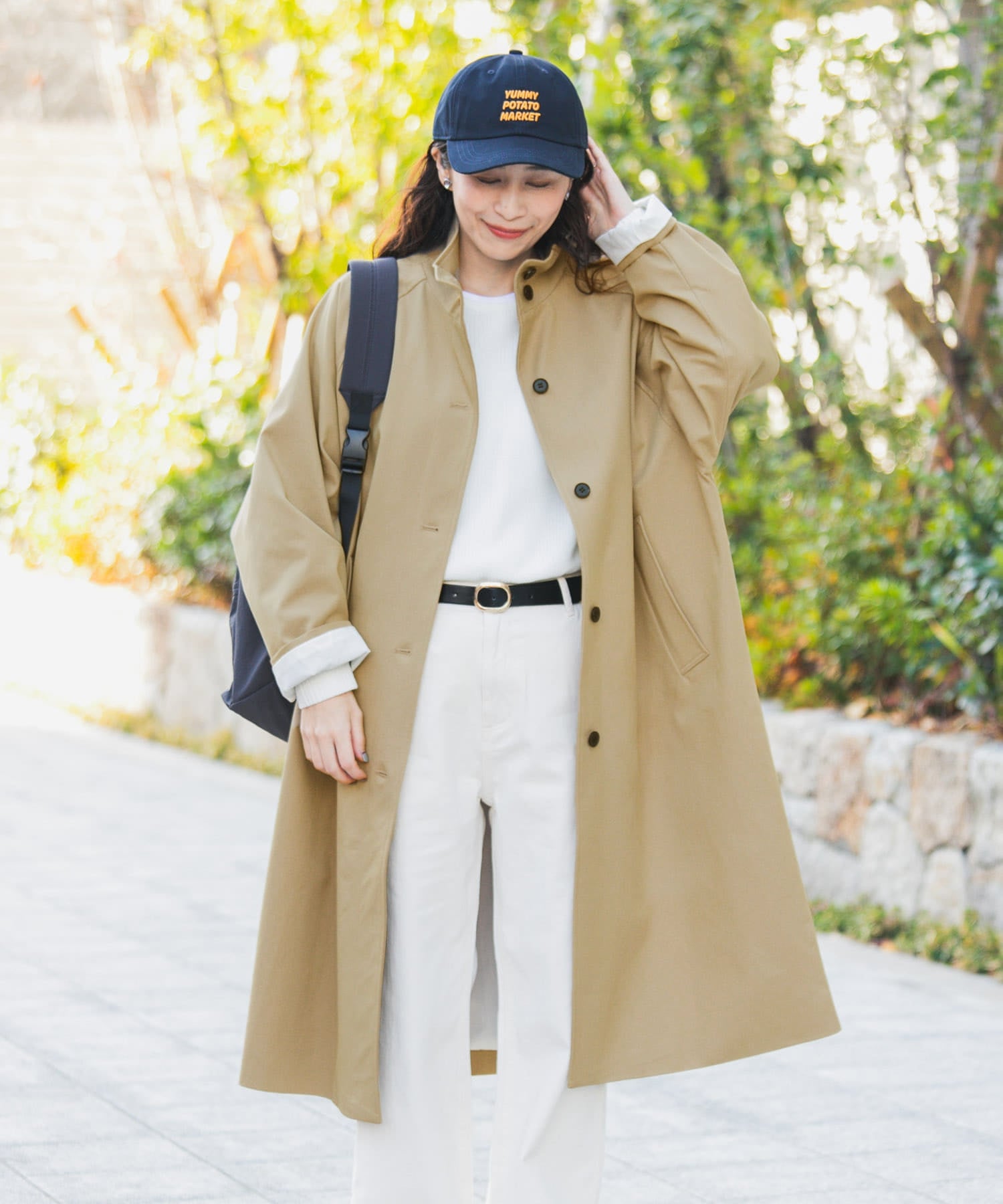 URBAN RESEARCH DOORS｜BACKヨークスタンドカラーコート | Rakuten