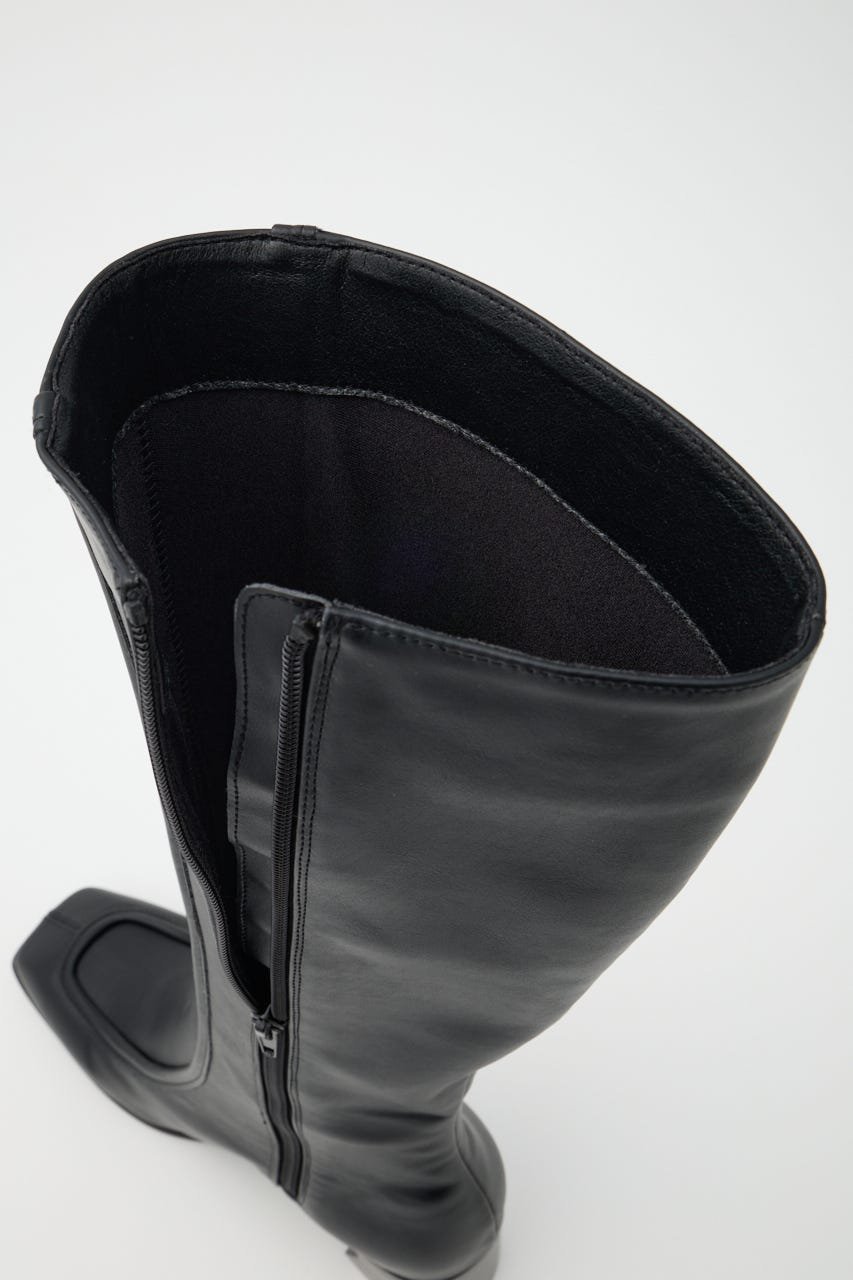 moussy｜【ViVi掲載】SQUARE TOE ロングブーツ | Rakuten Fashion(楽天