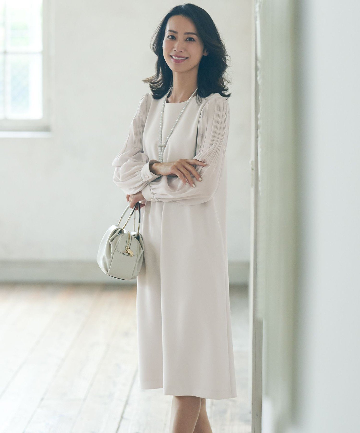 23区｜【セットアップ対応】トリアセダブルジョーゼット シフォン