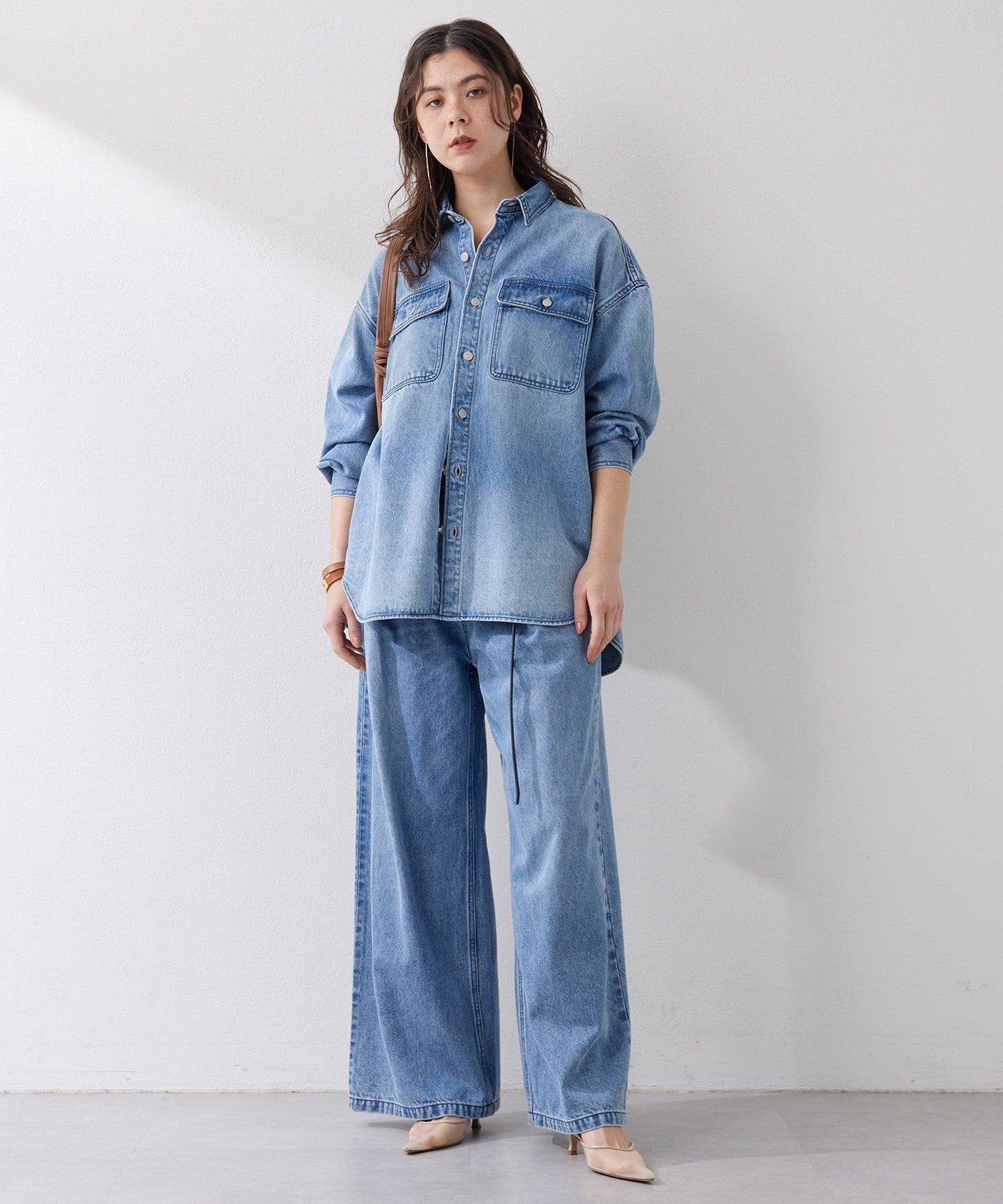 Whim Gazette｜ドロップデニムシャツ | Rakuten Fashion(楽天