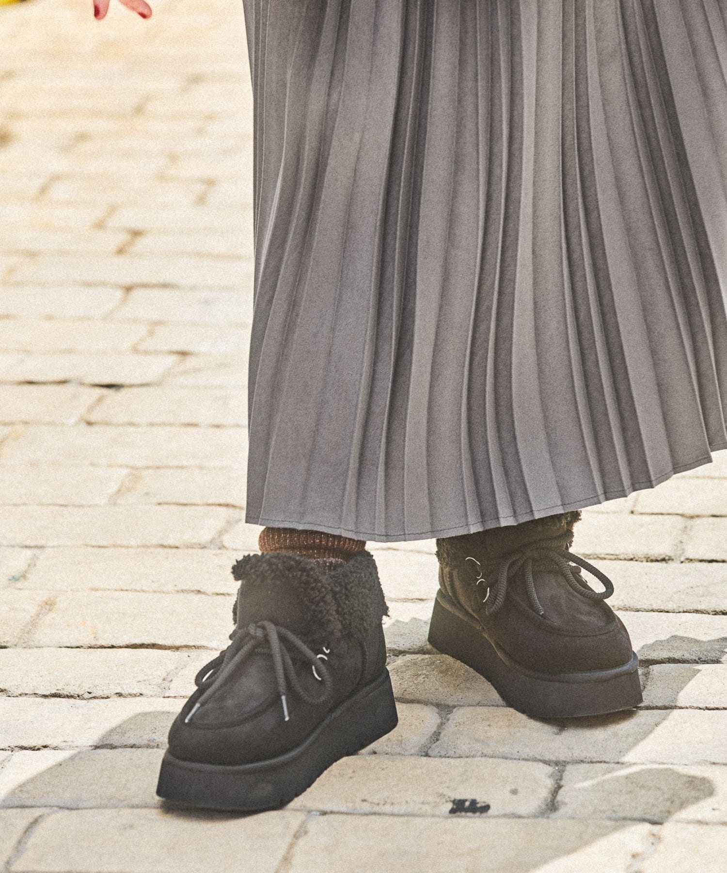 niko and ｜オリジナルフェイクムートンモカシンブーツ | Rakuten