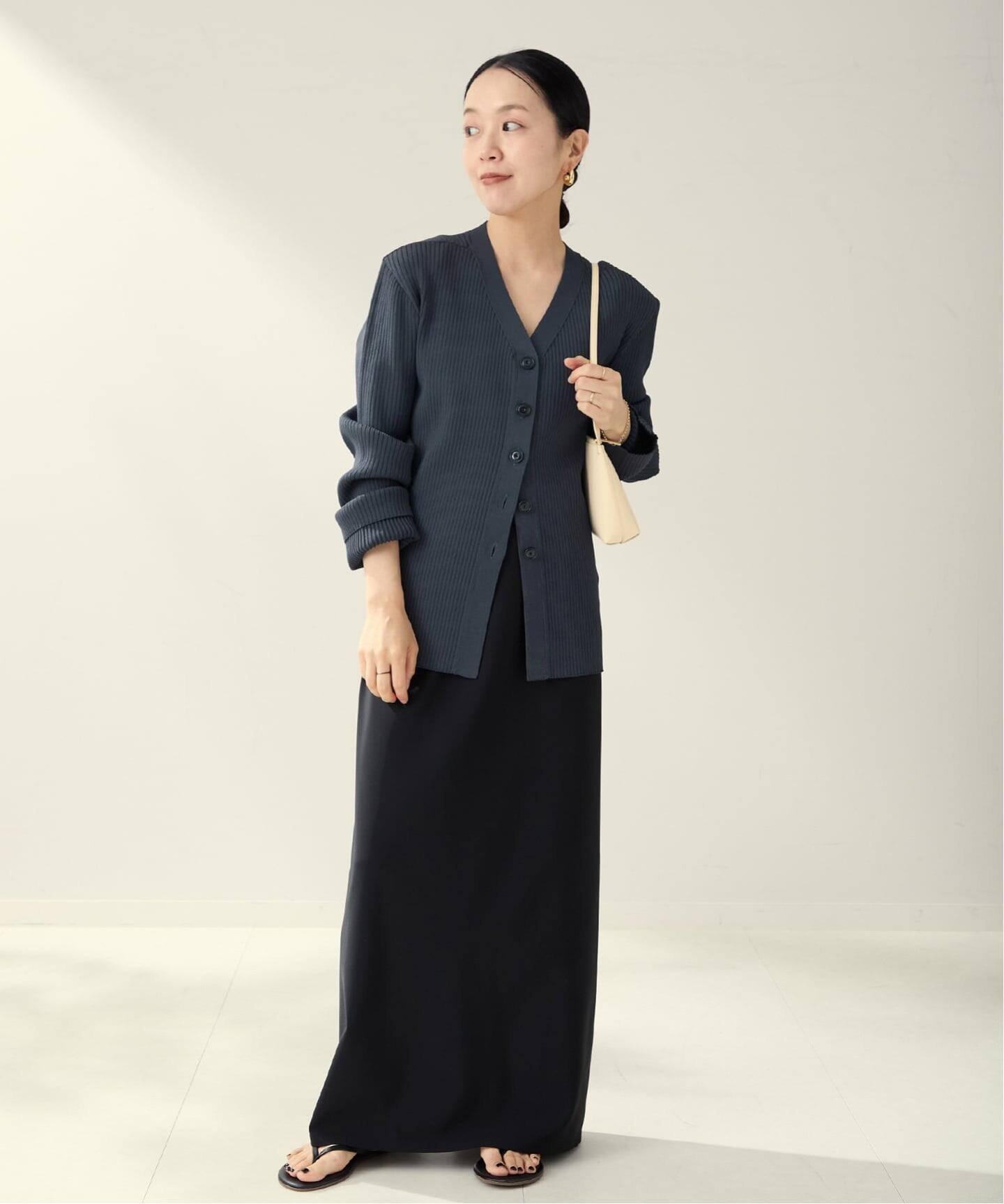 plage｜《追加》R'IAM RIBシェイプカーディガン | Rakuten Fashion