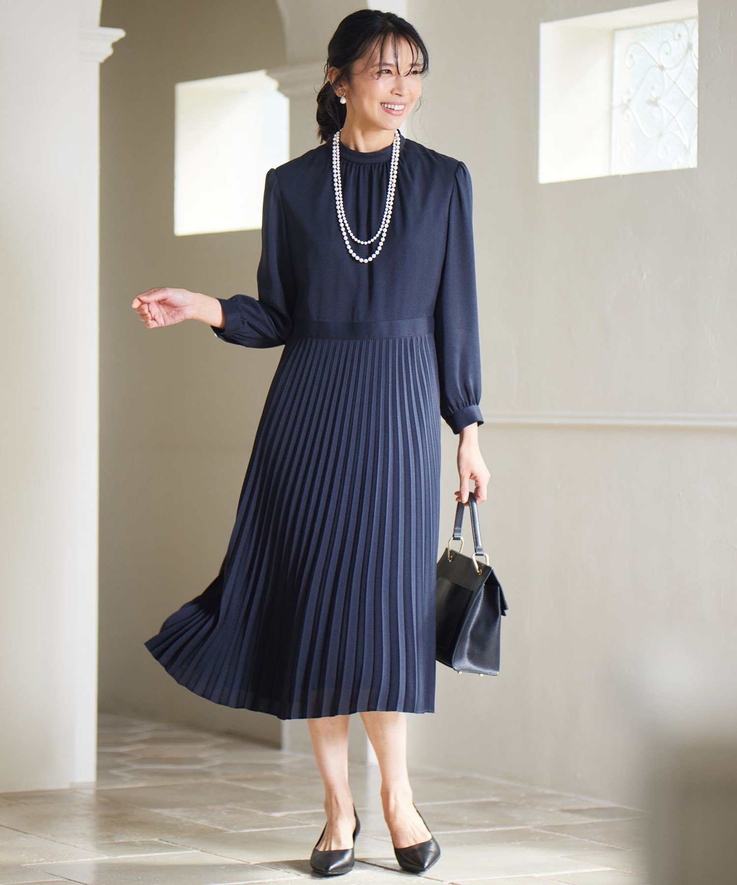 23区｜【洗える】クリスタルアムンゼン ワンピース | Rakuten Fashion