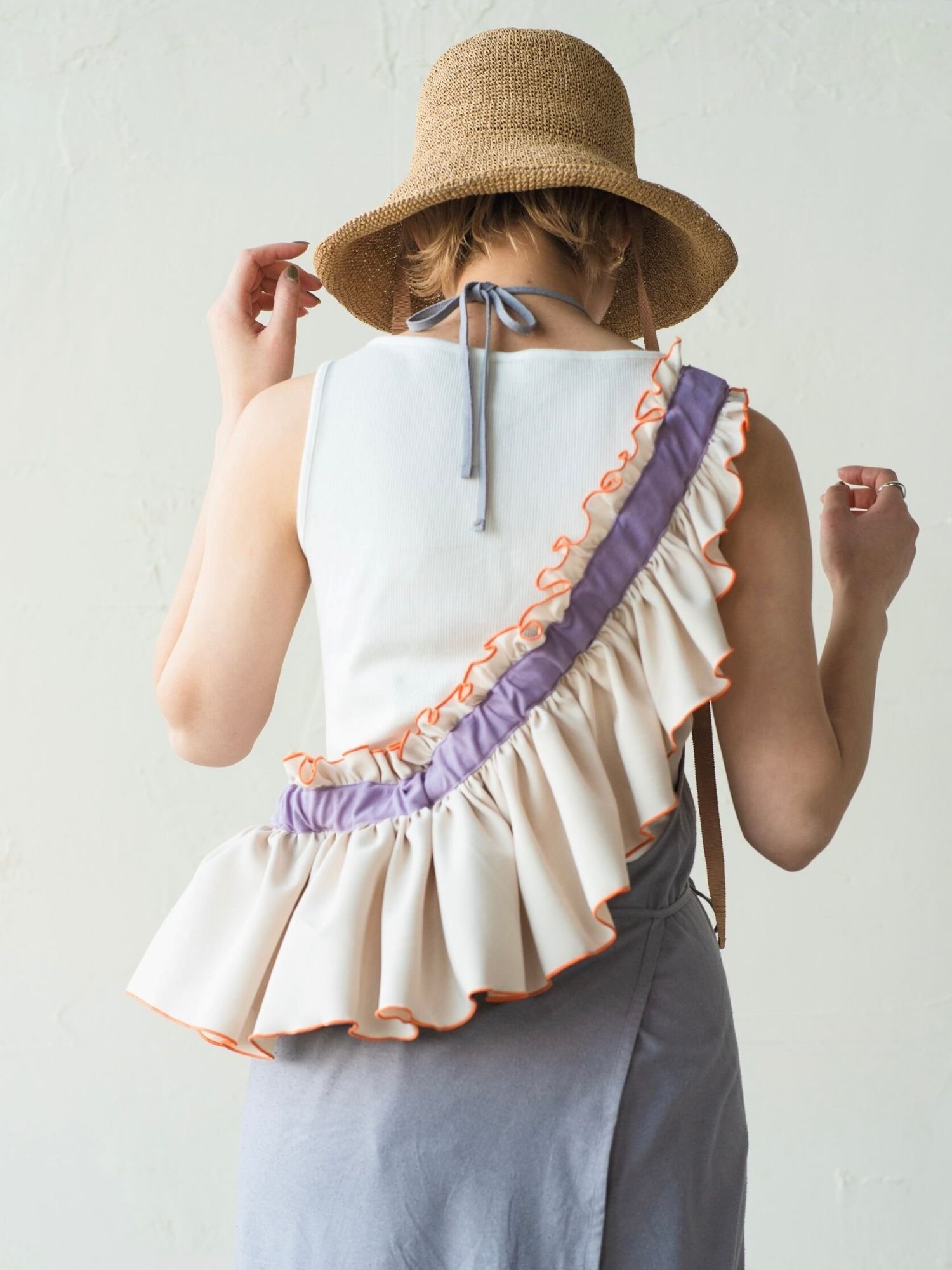 ORIENT MILLINERY｜DORA MELLOW【ドーラメロウ】フリルバッグ