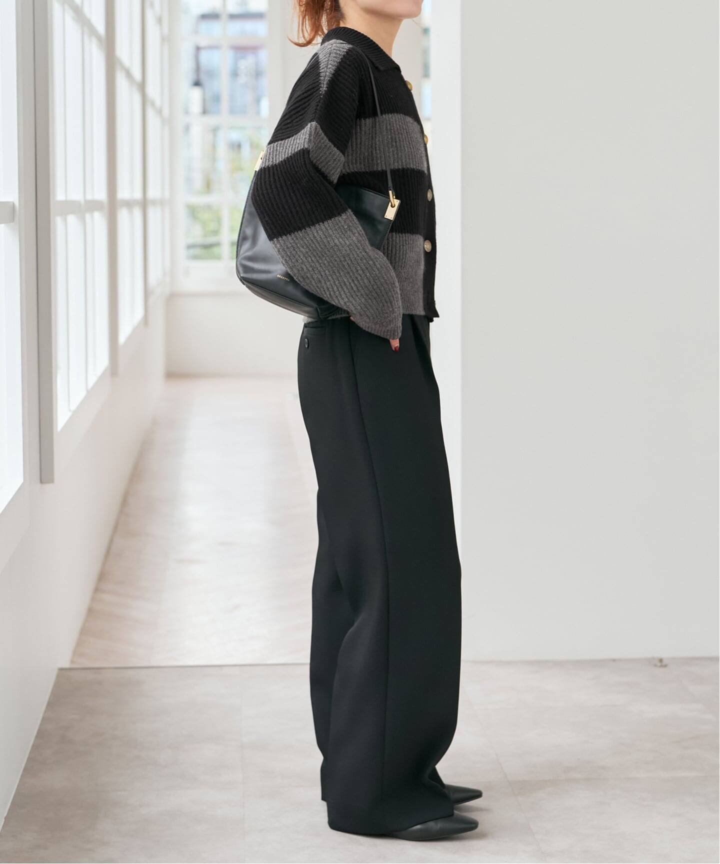 Spick & Span｜ラガーボーダーニットカーディガン | Rakuten Fashion