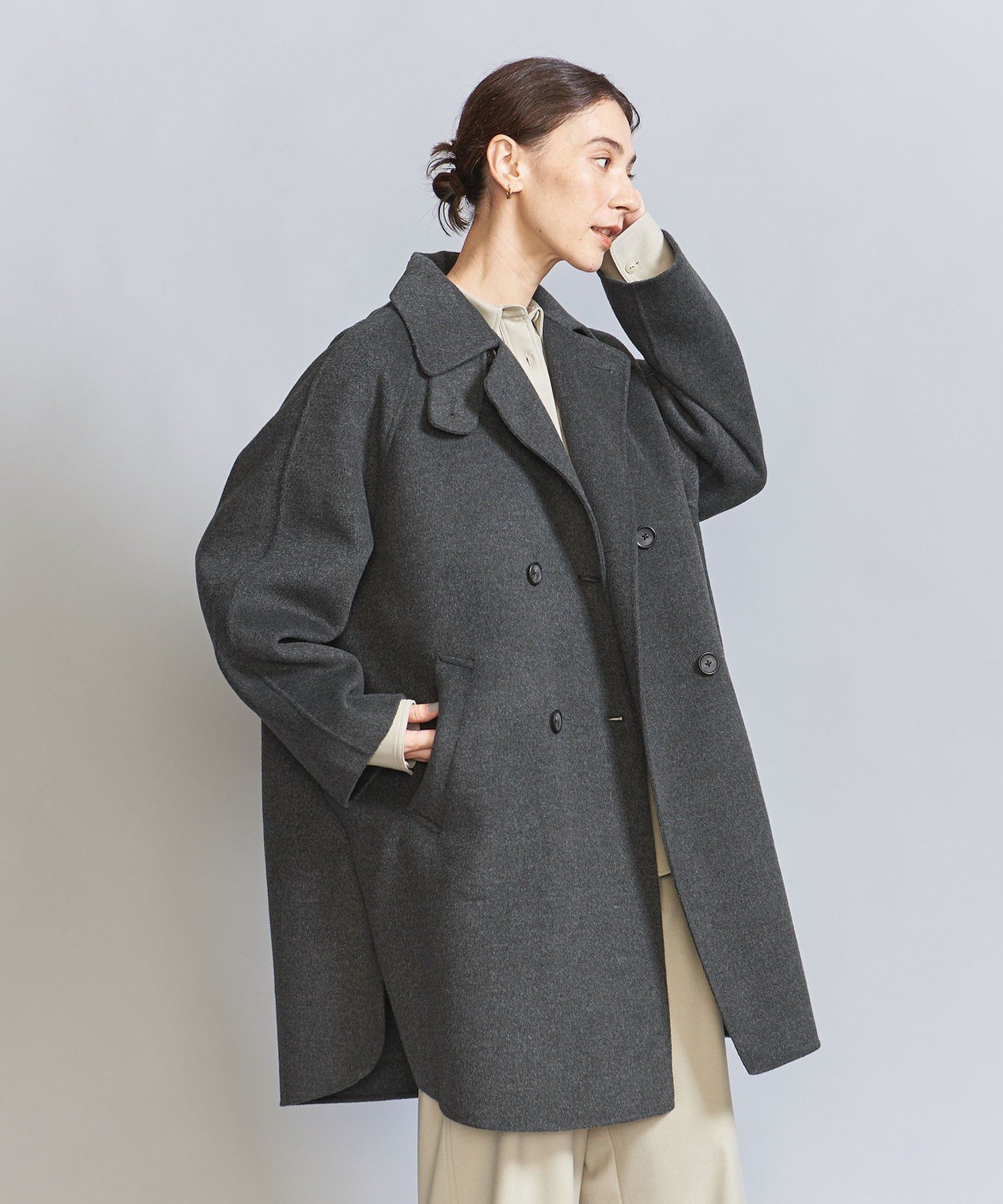 UNITED ARROWS LTD. OUTLET｜リバー ポンチョコート | Rakuten Fashion