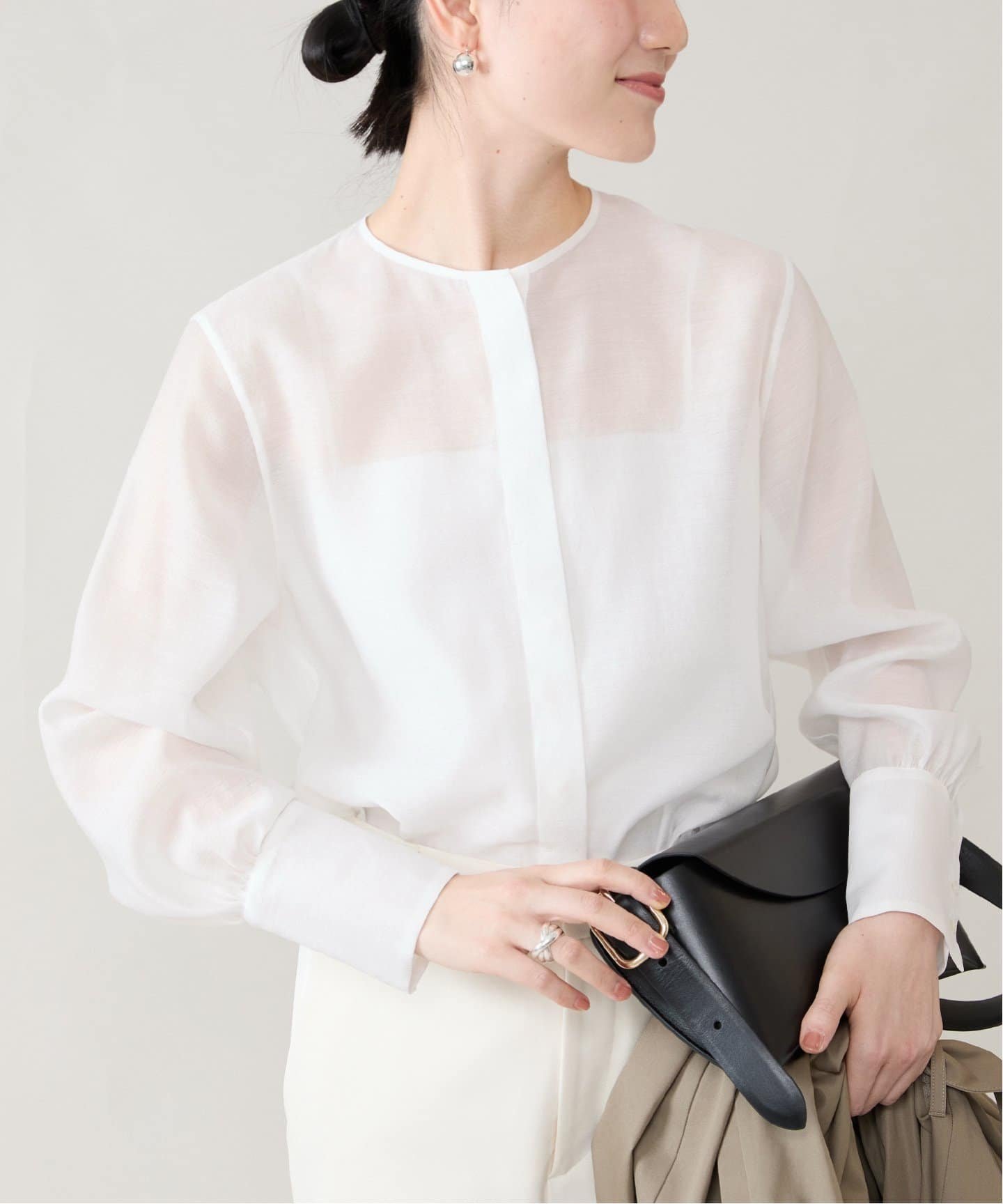 VERMEIL par iena｜《WEB限定/追加3》シアーブラウス | Rakuten