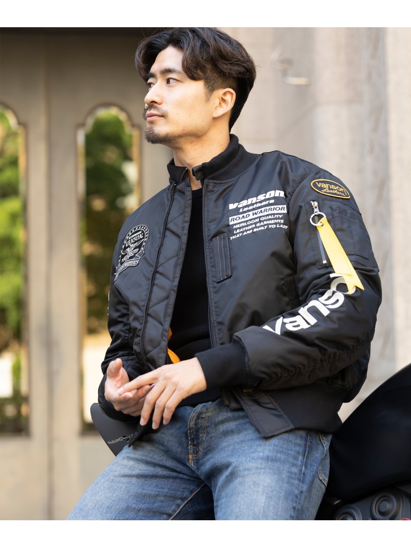 楽天市場】【SALE／20%OFF】Vanson Leathers MA-1 JACKET バンソン