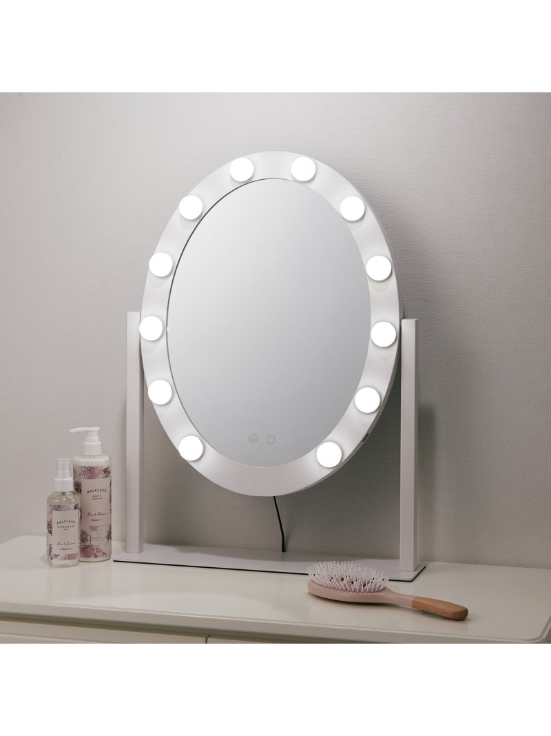 楽天市場】Francfranc フッツェ ハリウッドミラー ラウンド L ホワイト