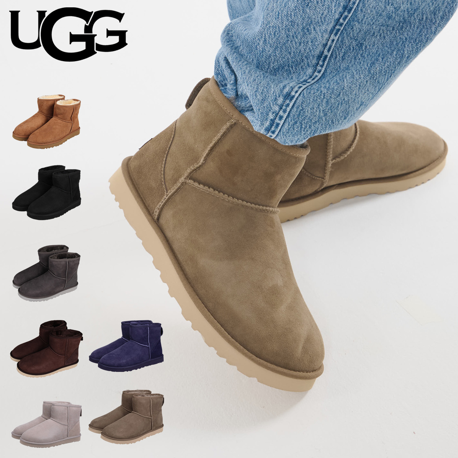 楽天市場】アグ UGG ムートンブーツ メンズ クラシック ミニ MENS