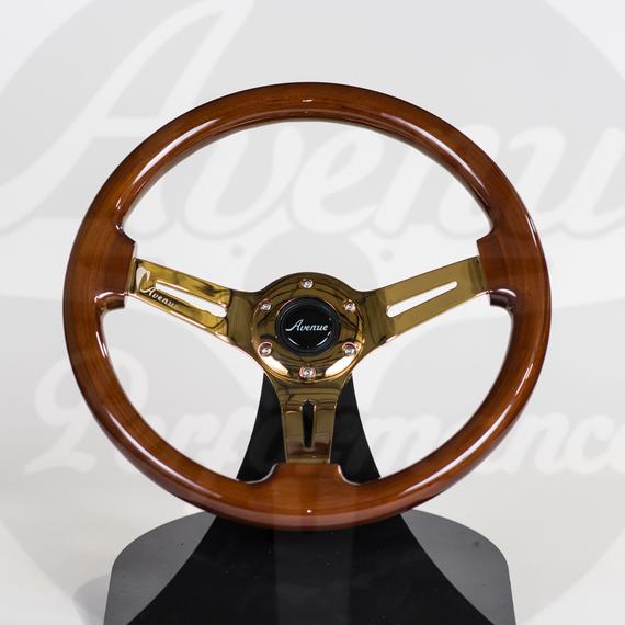 楽天市場】Avenue Performance ウッド ゴールドクロームスポーク 350mm