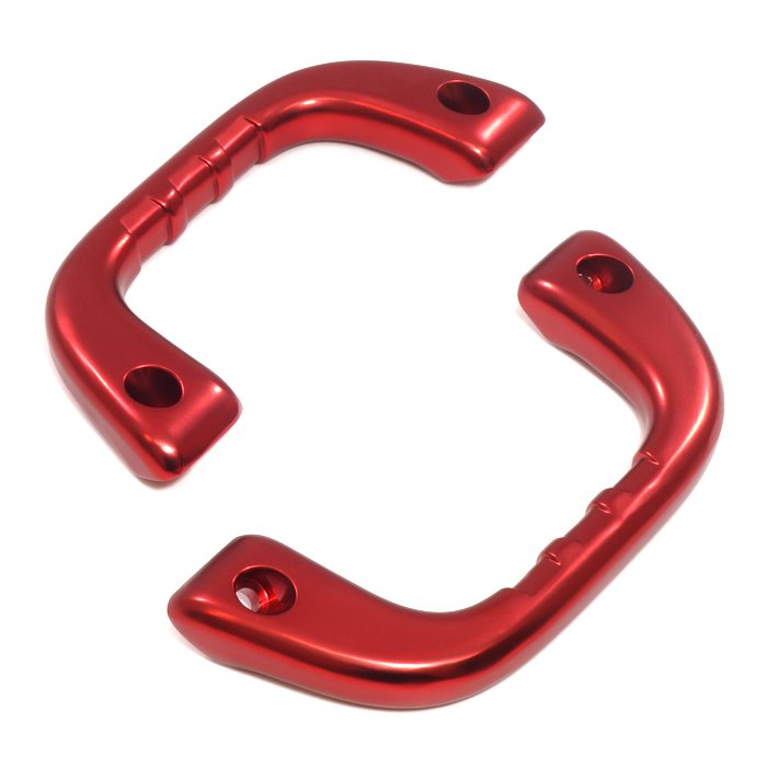 楽天市場】ハイゼットトラック 200系 アルミ アシスト グリップ レッド