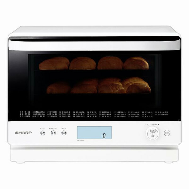 楽天市場】シャープ 過熱水蒸気オーブンレンジ RE-SS26B-W ホワイト系
