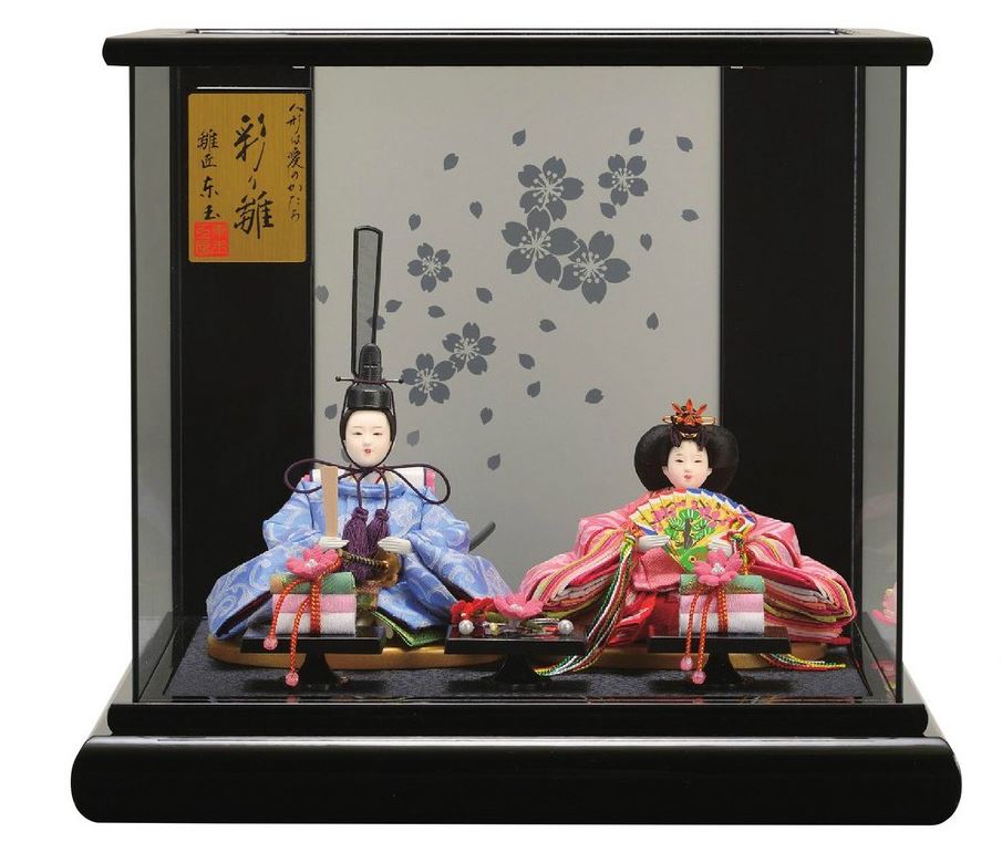 希少おひな様】日展作家 北岡秀雄作 雛人形 三人官女 茜 陶器製 箱あり