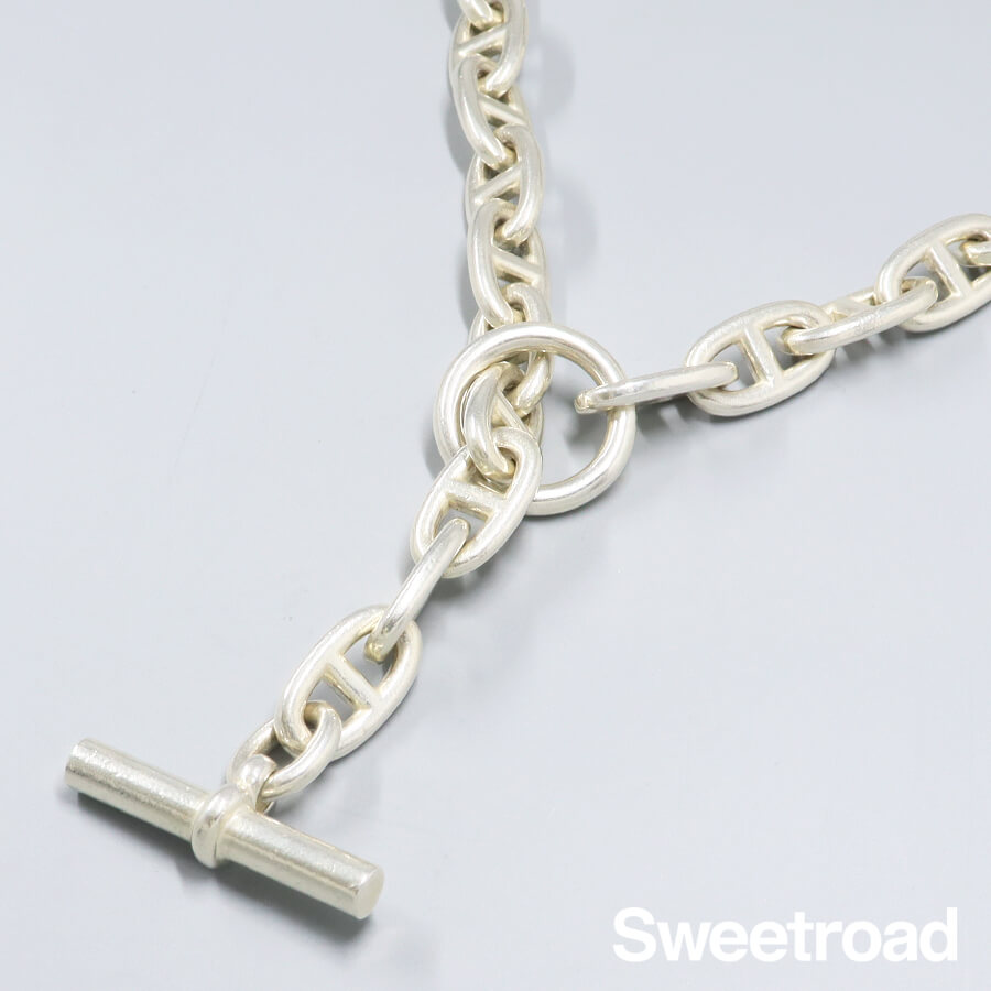 楽天市場】エルメス シェーヌダンクル ネックレス GM 1990年代