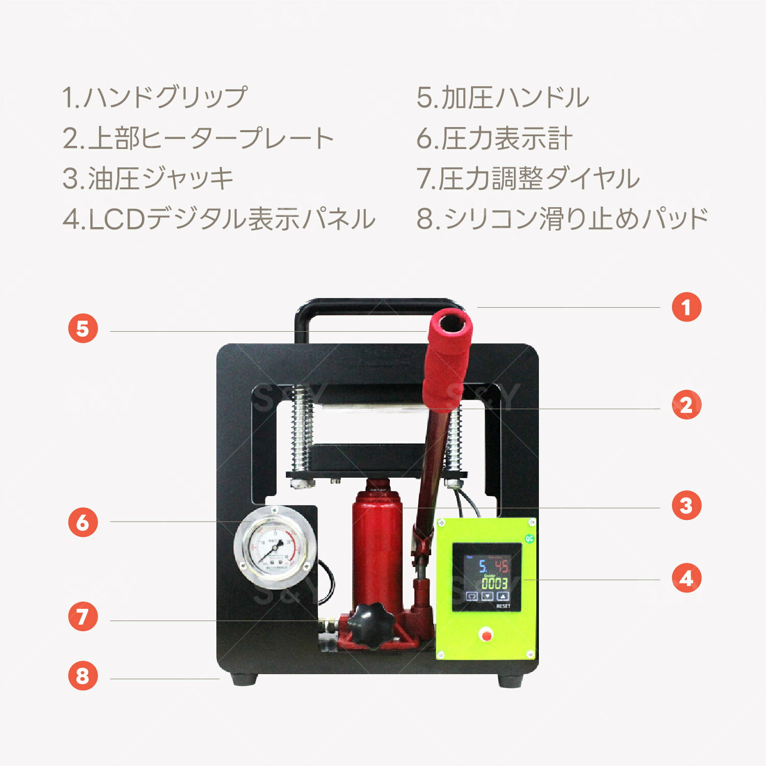 楽天市場】Kurflo ロジン熱プレス機 10t ロジンテックプロ 600W
