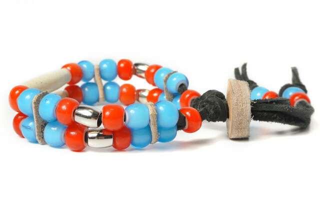 楽天市場】【サムライクラフト】 二連ブレスレット 2連ビーズ